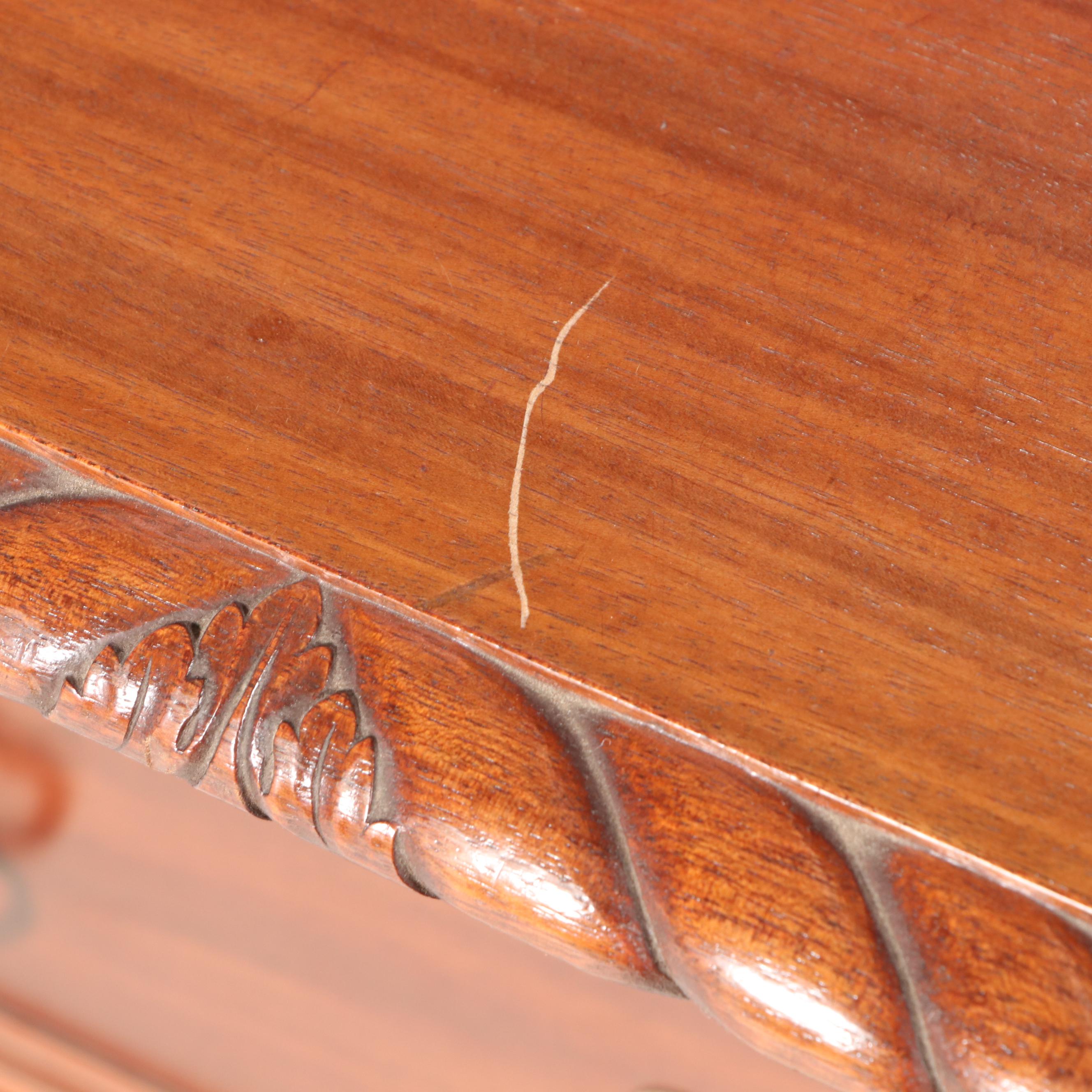 Edwardian Mahogany Mirror-Back Hall Stand, Early 20th Century