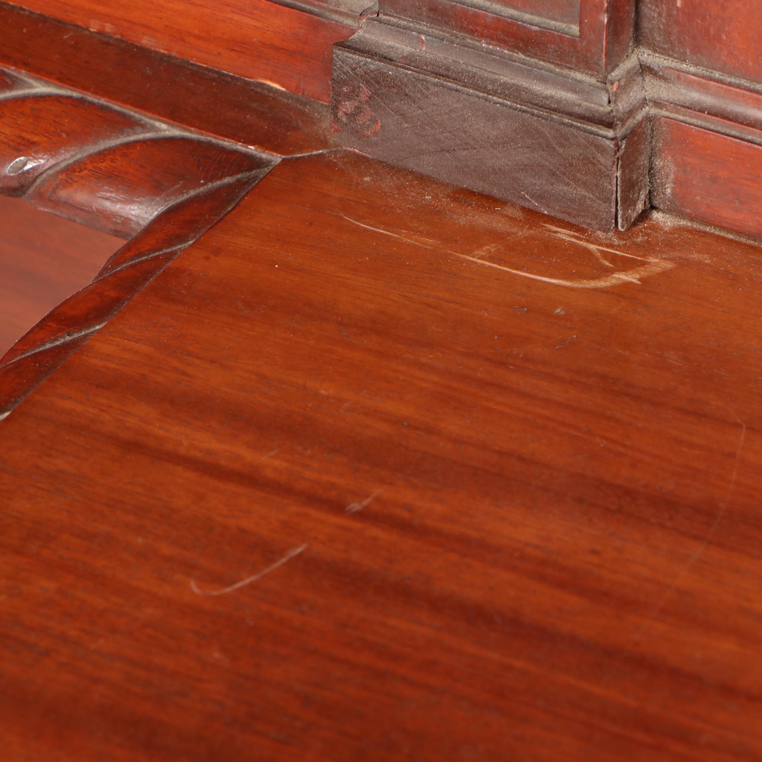 Edwardian Mahogany Mirror-Back Hall Stand, Early 20th Century