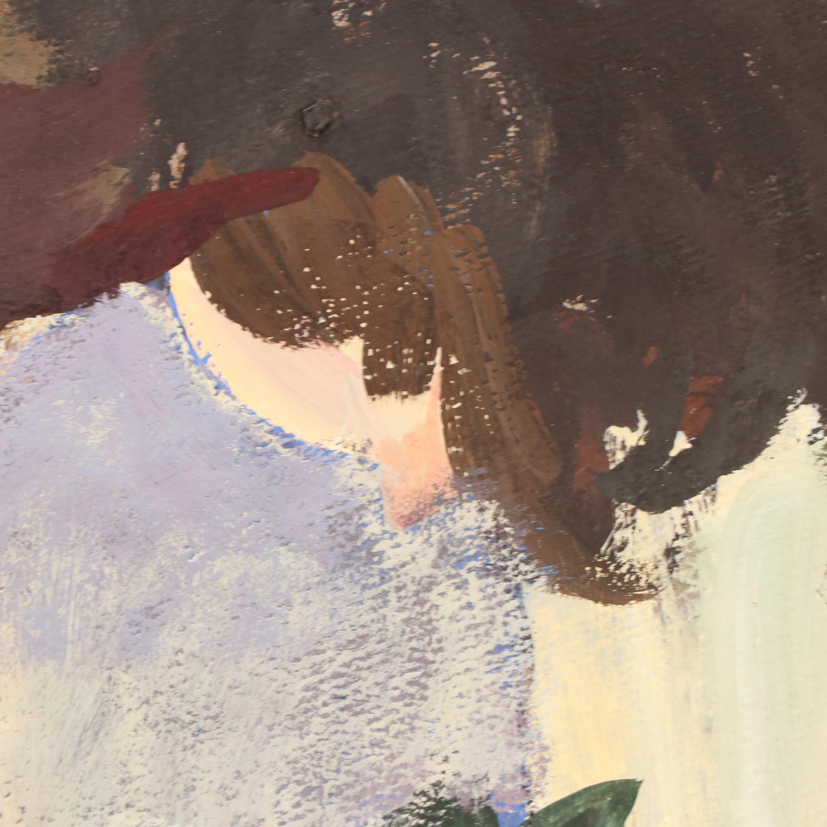 Serge Hollerbach Figural Modern Oil Painting, 1961