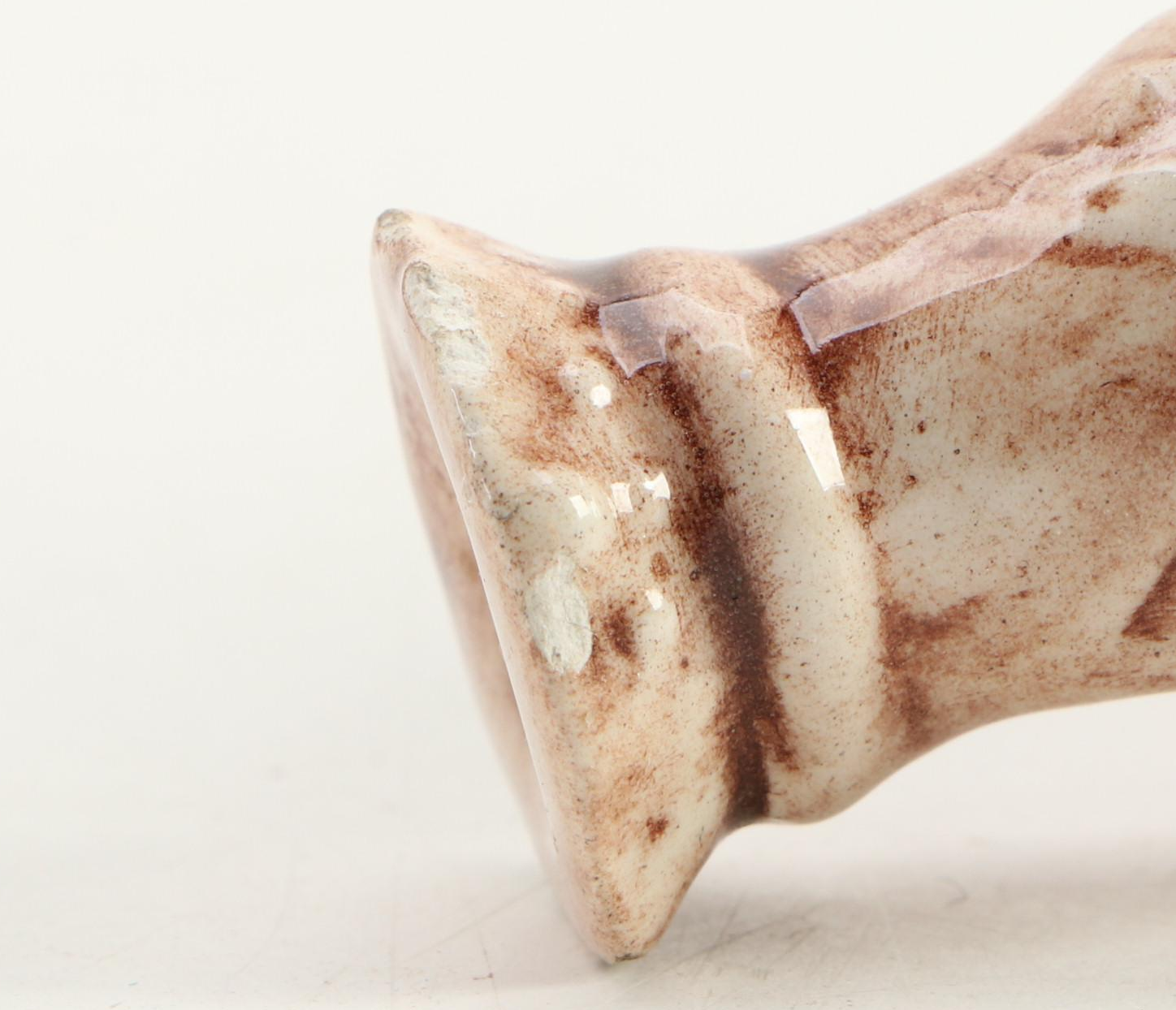 Chinese Ivory Resin Dragon Handled Vase and Other Figurine