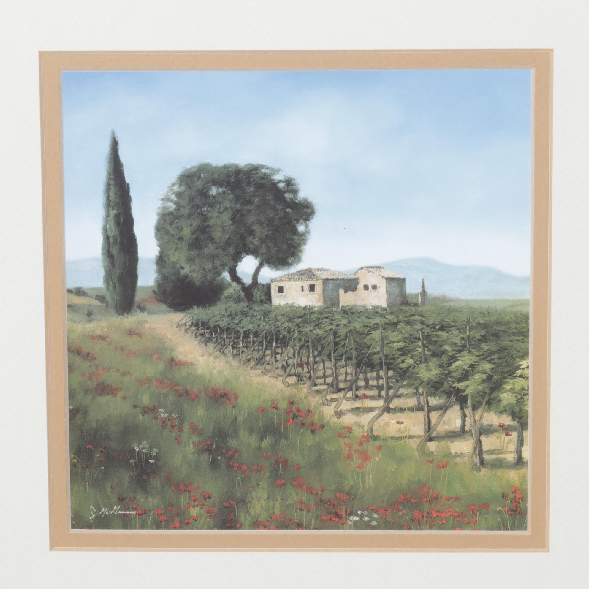 Countryside Offset Lithographs After Jill Schultz McGannon, 21st Century