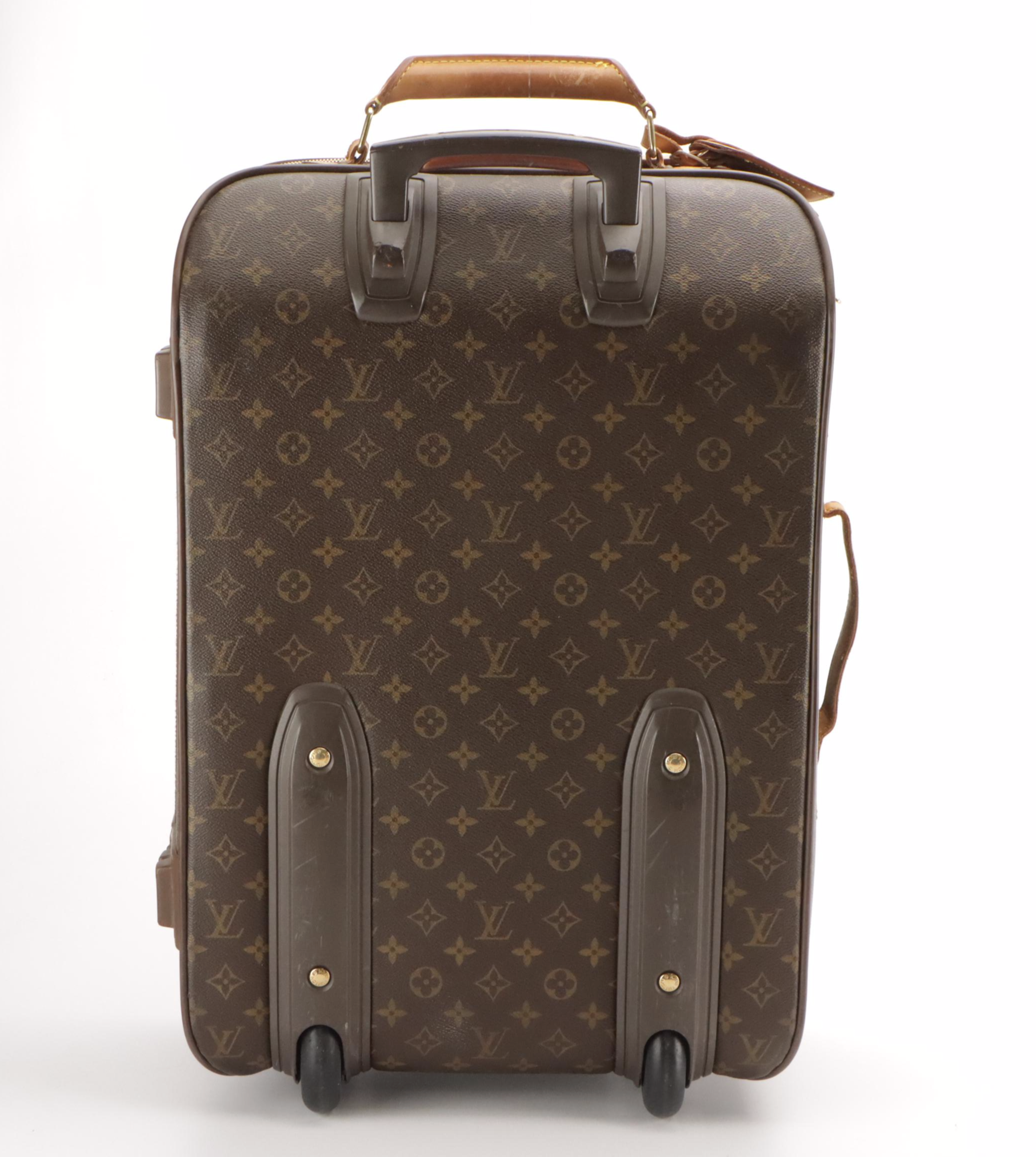 Louis Vuitton Pégase 55 Trolley Case in Monogram Canvas and Vachetta Leather