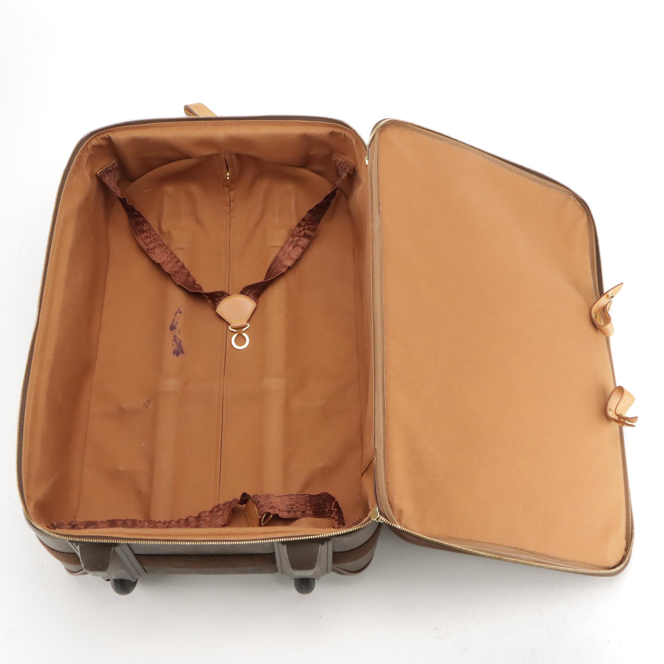 Louis Vuitton Pégase 55 Trolley Case in Monogram Canvas and Vachetta Leather