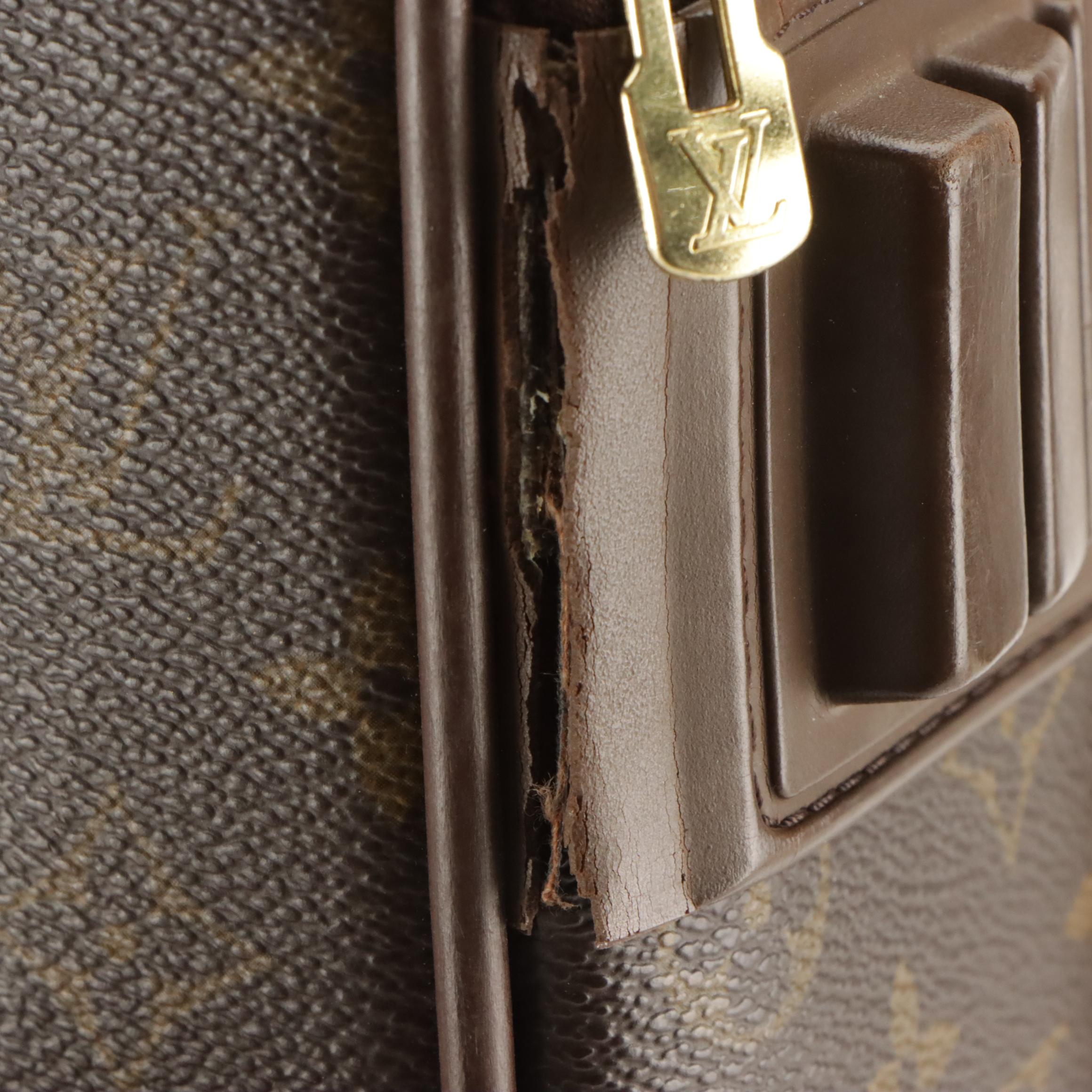 Louis Vuitton Pégase 55 Trolley Case in Monogram Canvas and Vachetta Leather