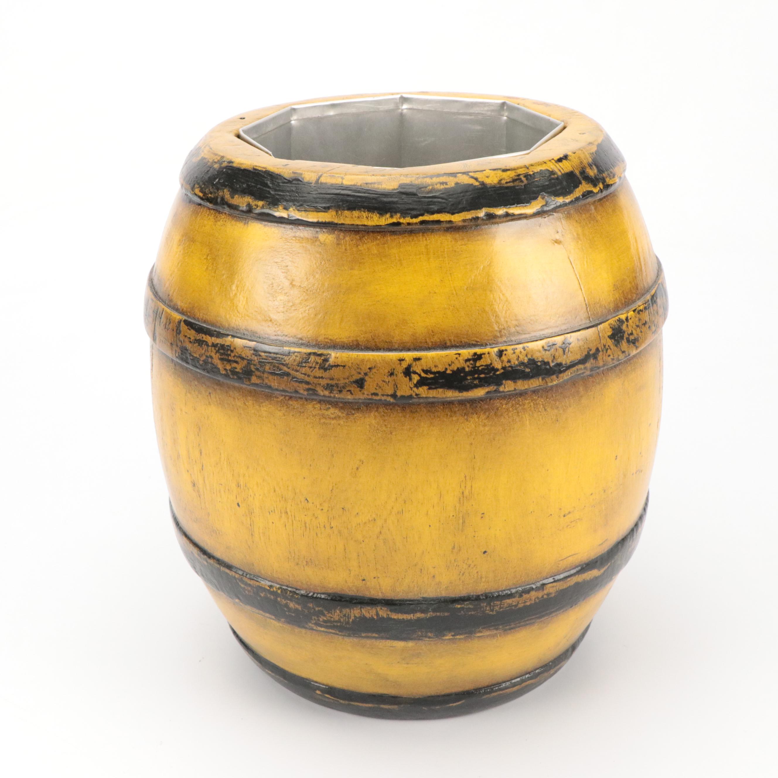 Jatex Copper & Brass Handled Bucket, Tinned Copper Pitcher, Composite Jardiniere