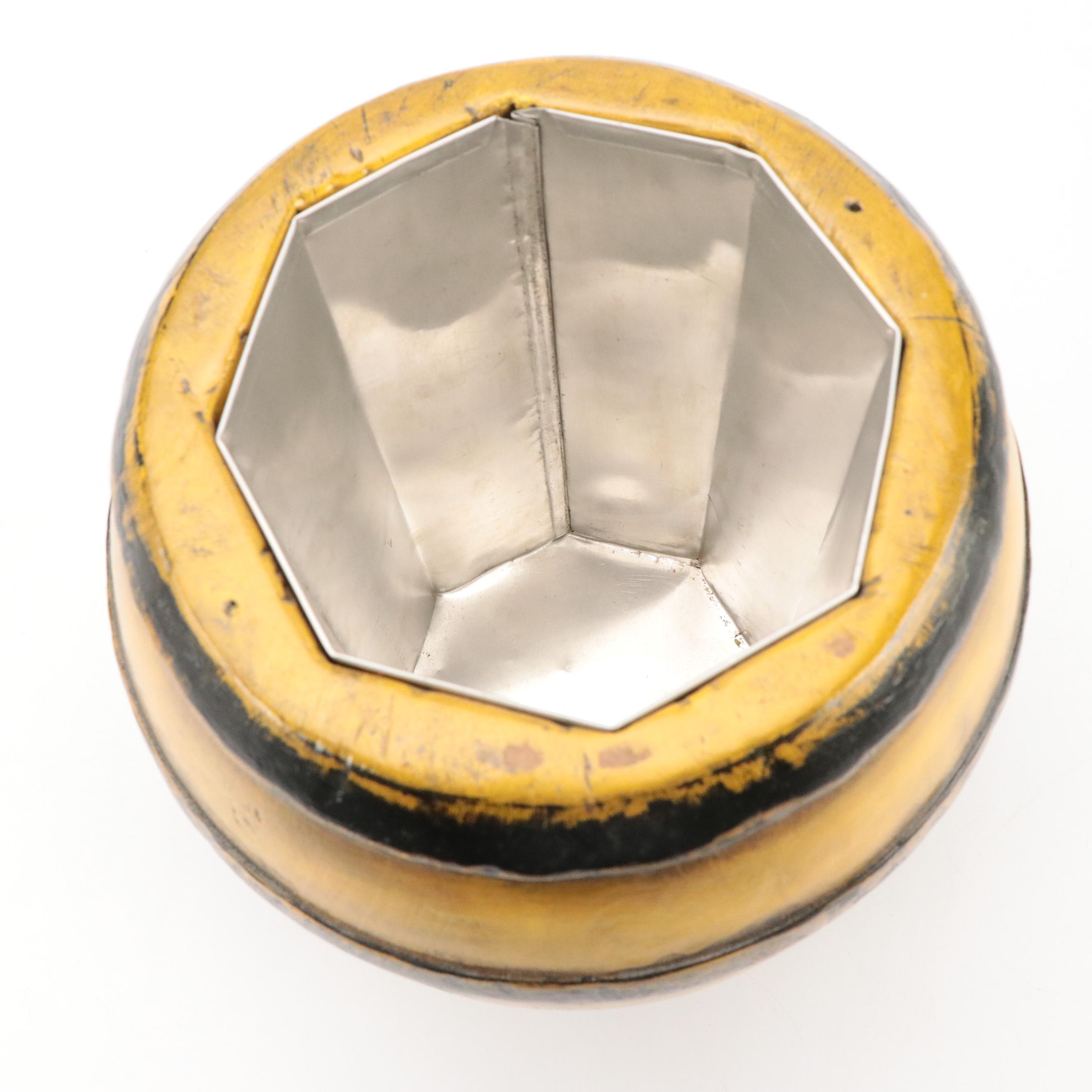 Jatex Copper & Brass Handled Bucket, Tinned Copper Pitcher, Composite Jardiniere