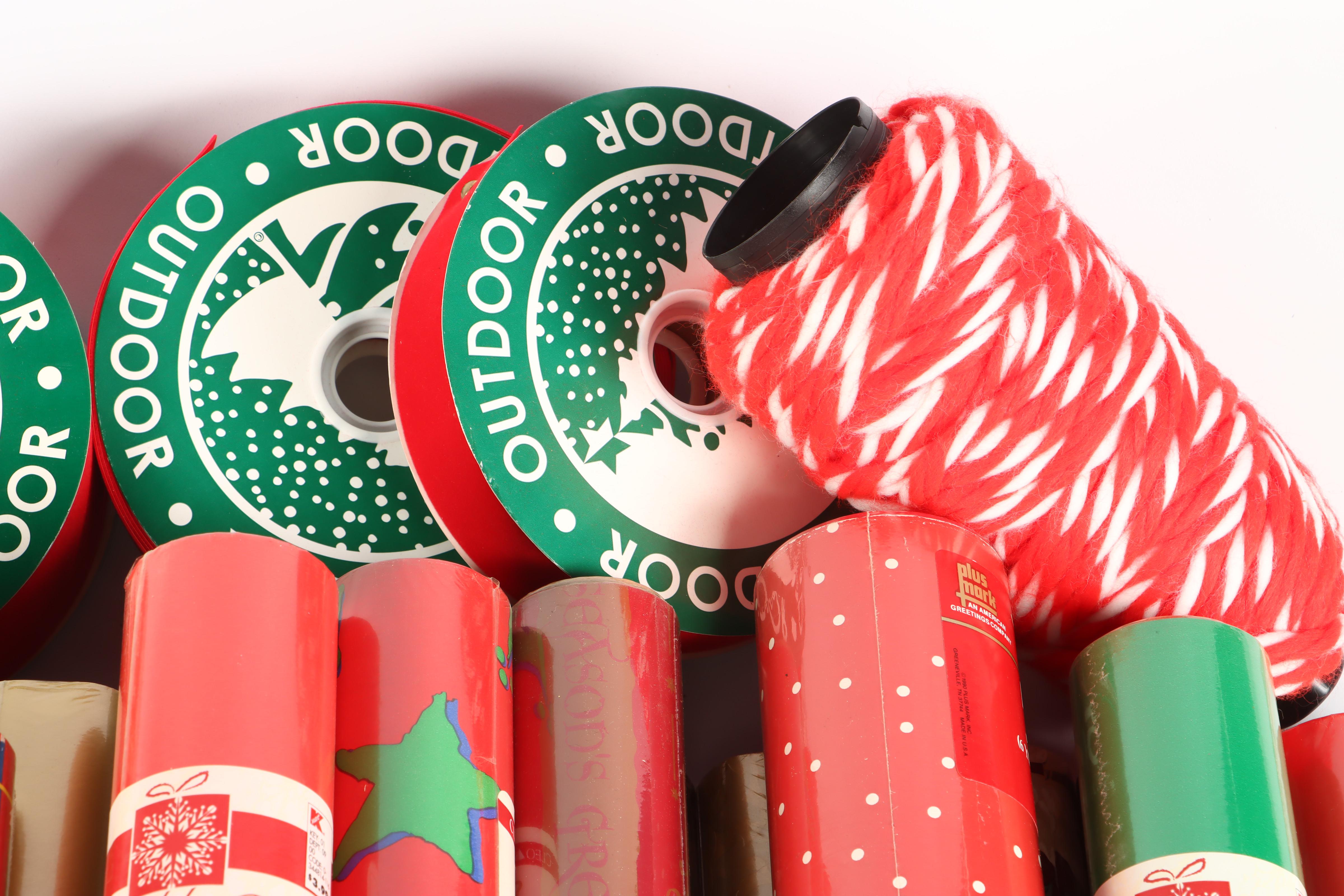 Hallmark Color Studio, Kirkland, and More Christmas Wrapping Paper and Ribbon