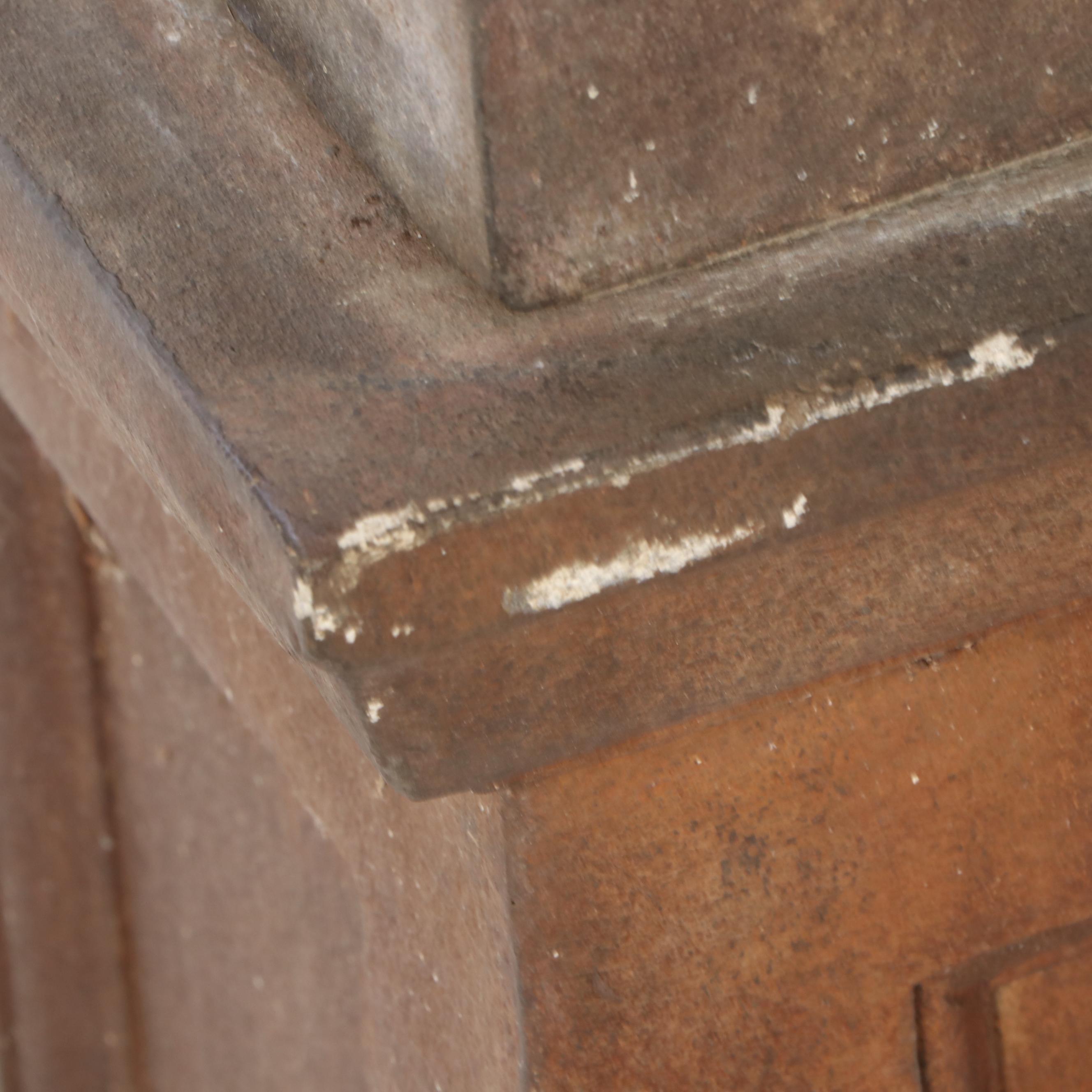 Cast Concrete Patio Planter on Column Stand