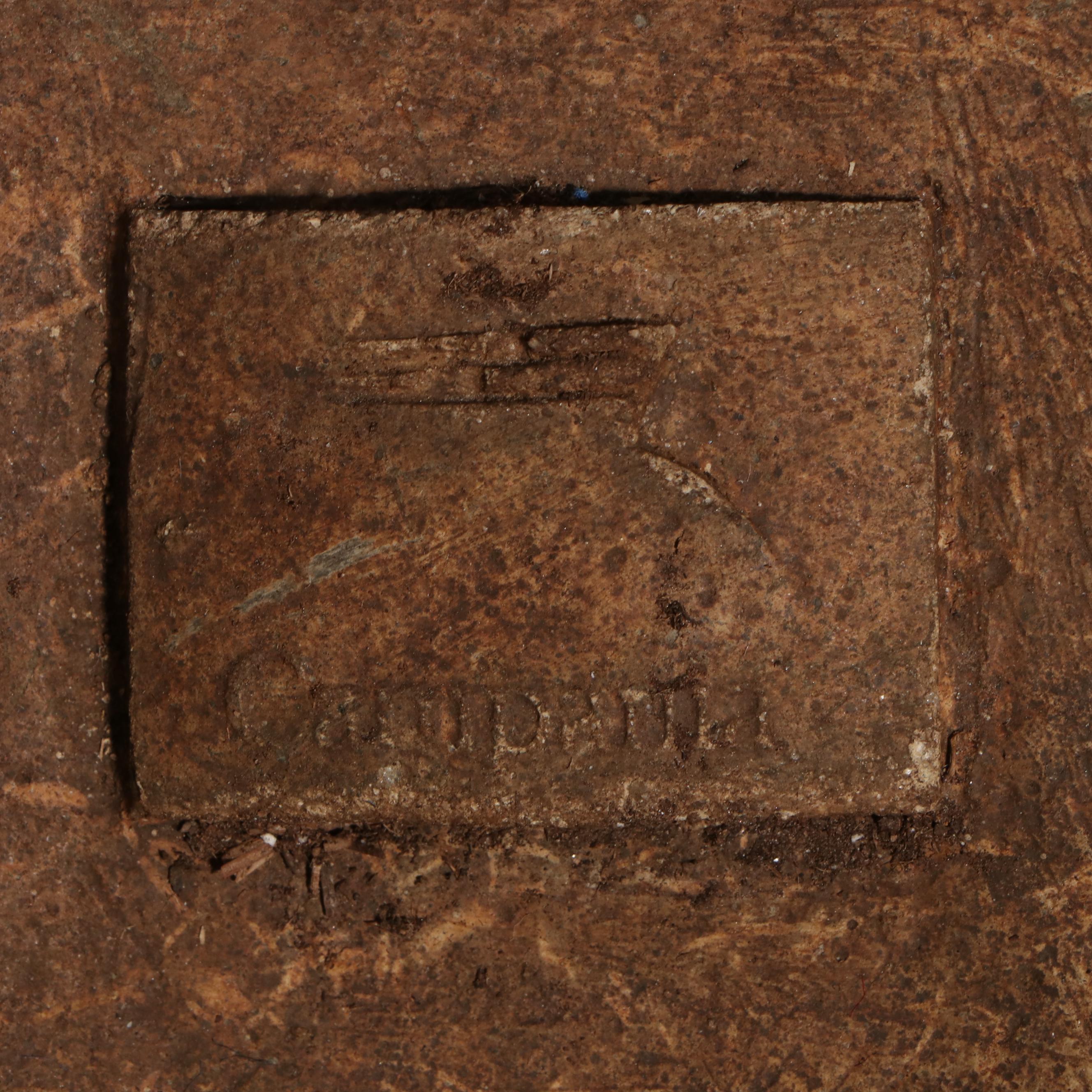 Cast Concrete Patio Planter on Column Stand