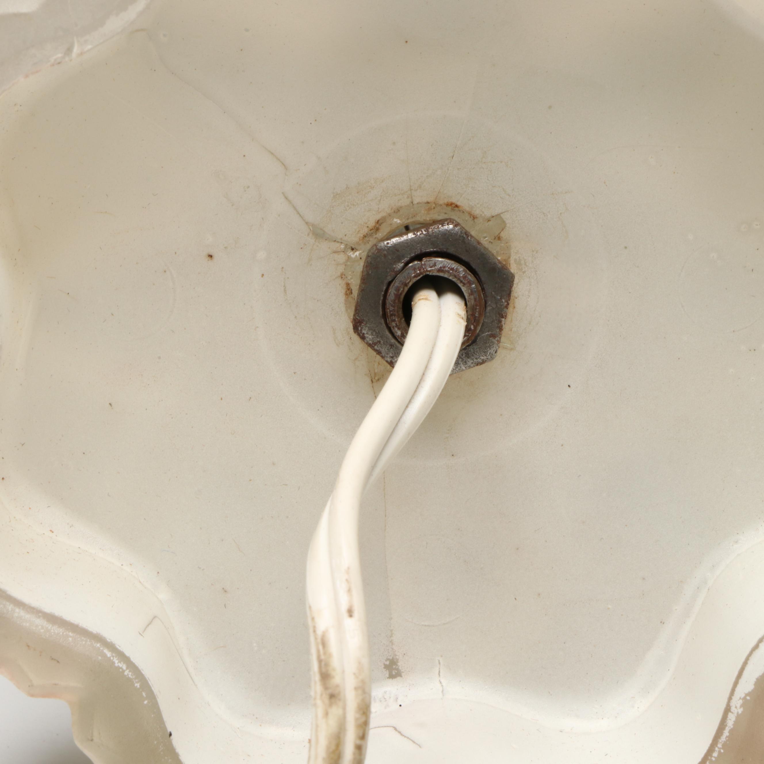 Art Deco Torpedo Satin Glass & Jadeite Glass Lamps, Hobnail & Other Shades