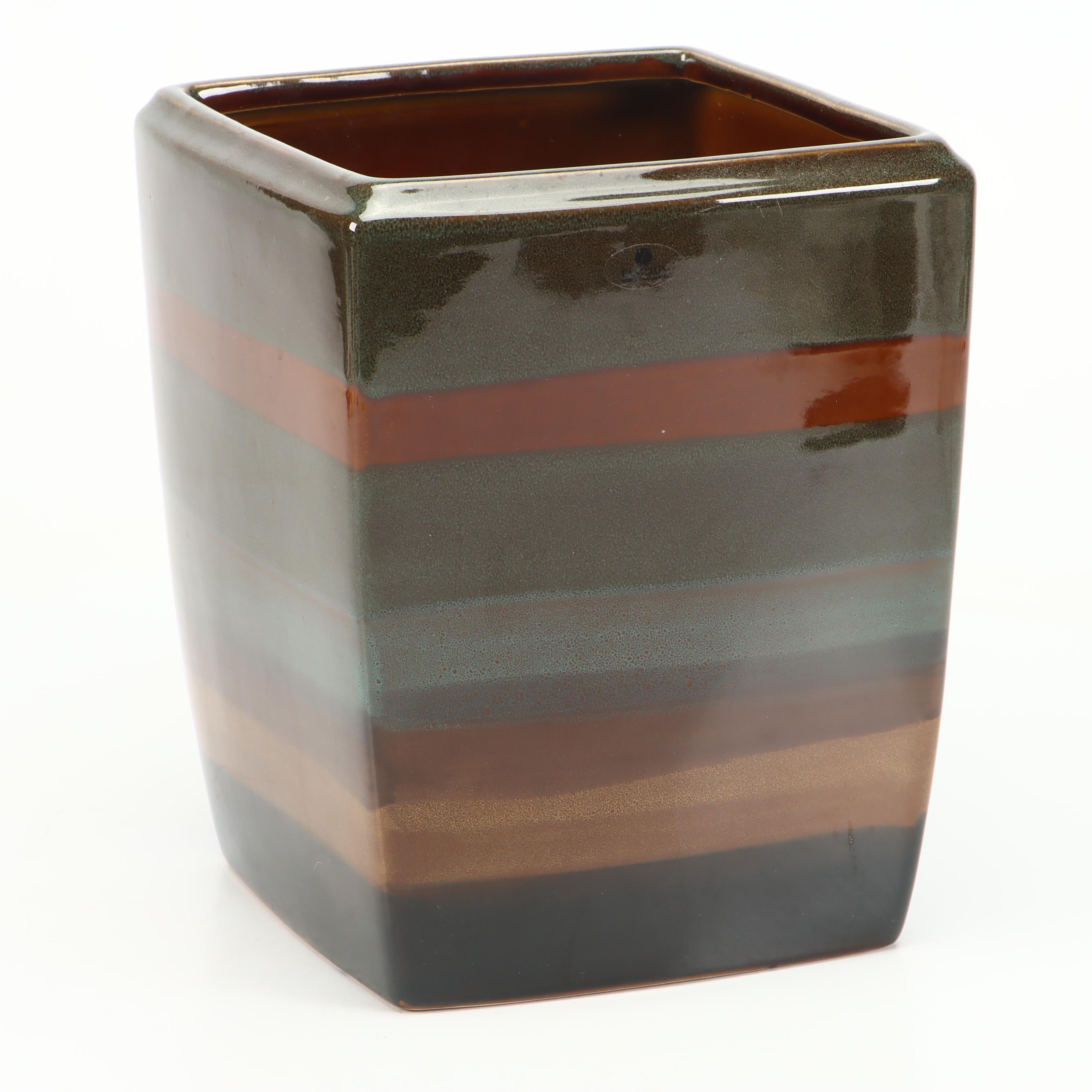 Famous Multicolored Trash Can, Toothbrush Holder, and Soap Dish