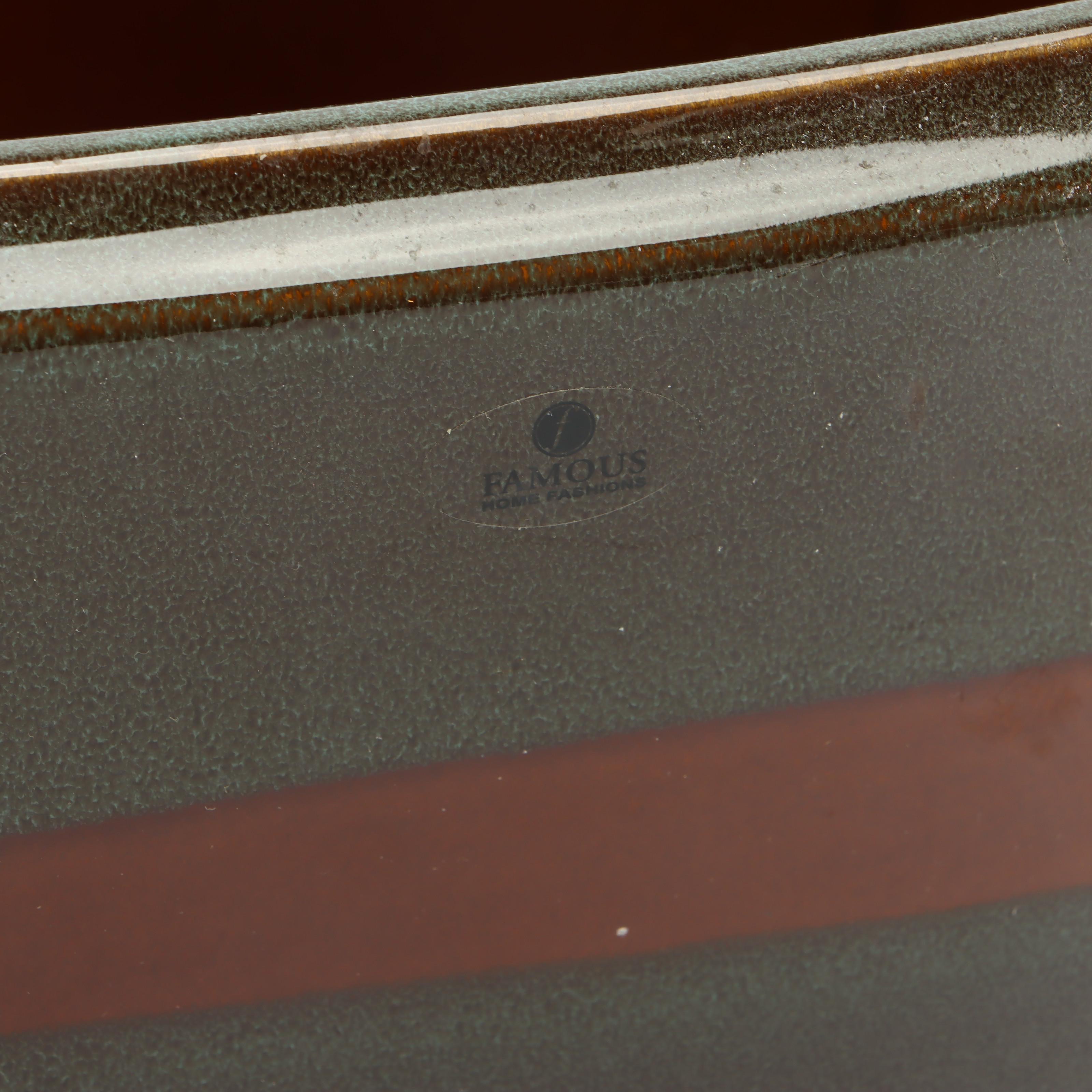 Famous Multicolored Trash Can, Toothbrush Holder, and Soap Dish