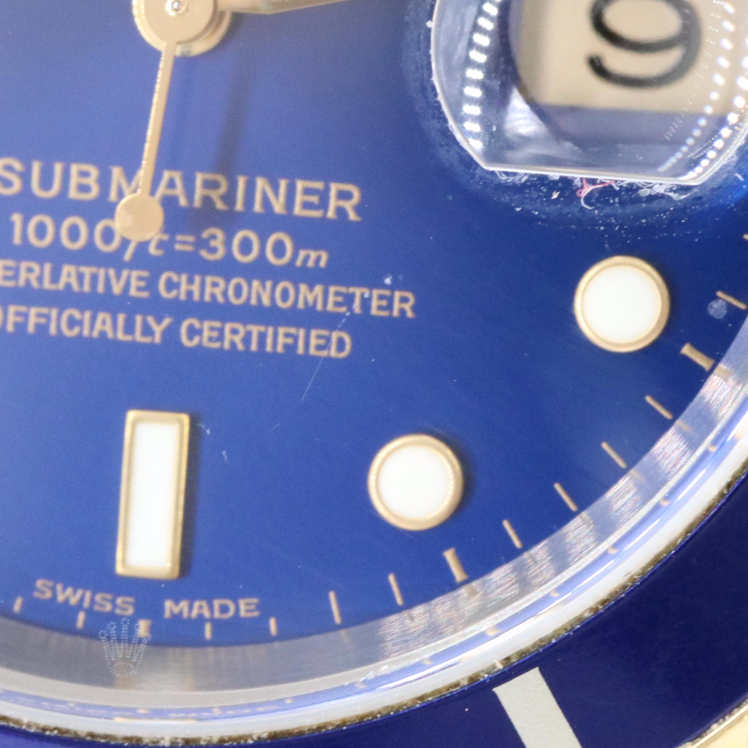 2002 Rolex Oyster Perpetual Submariner Date Watch