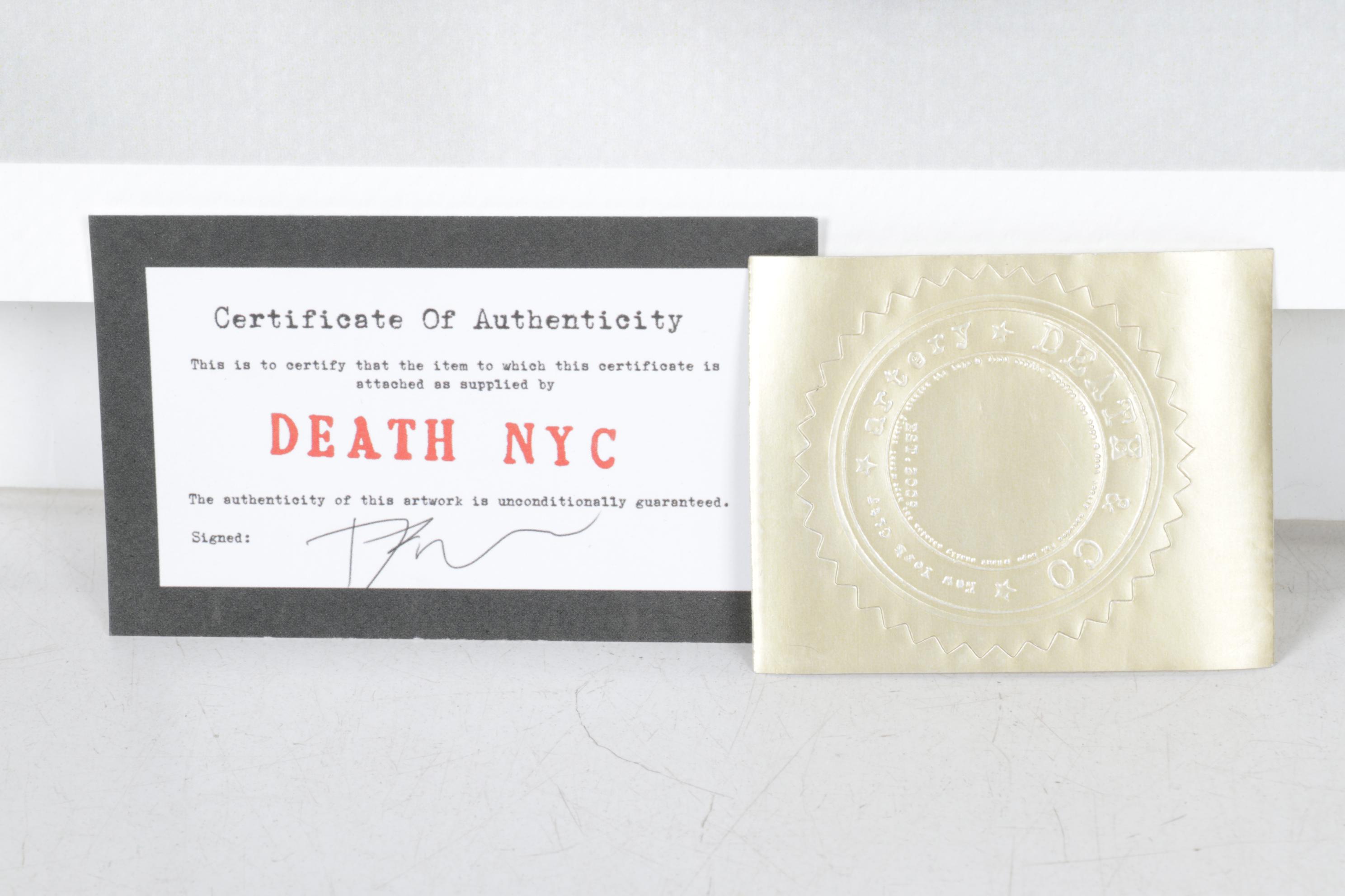 Death NYC Pop Art Graphic Print Featuring AI Marilyn Monroe, 2024