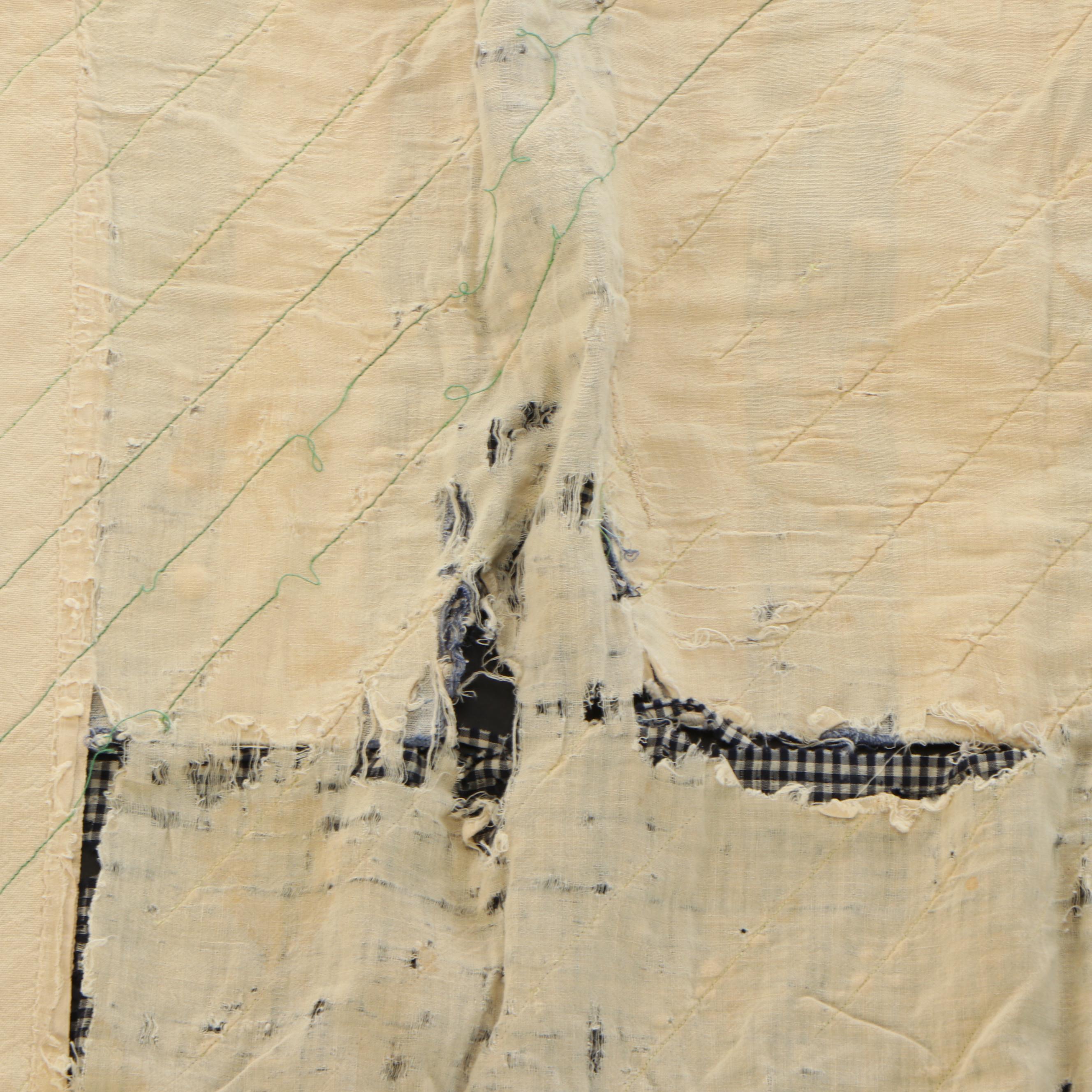 Hand-Pieced Scrappy Cotton and Calico Quilts