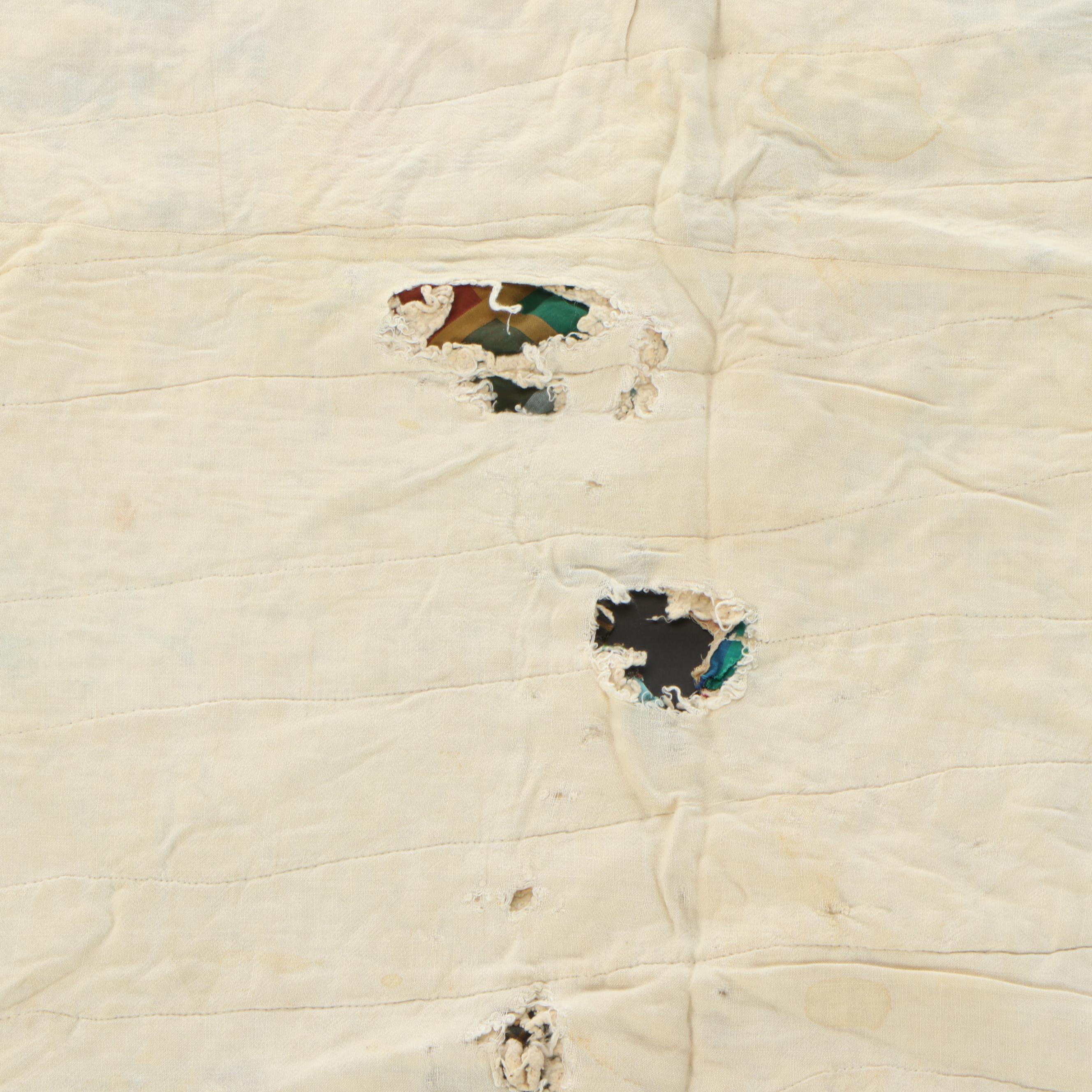 Hand-Pieced Scrappy Cotton and Calico Quilts