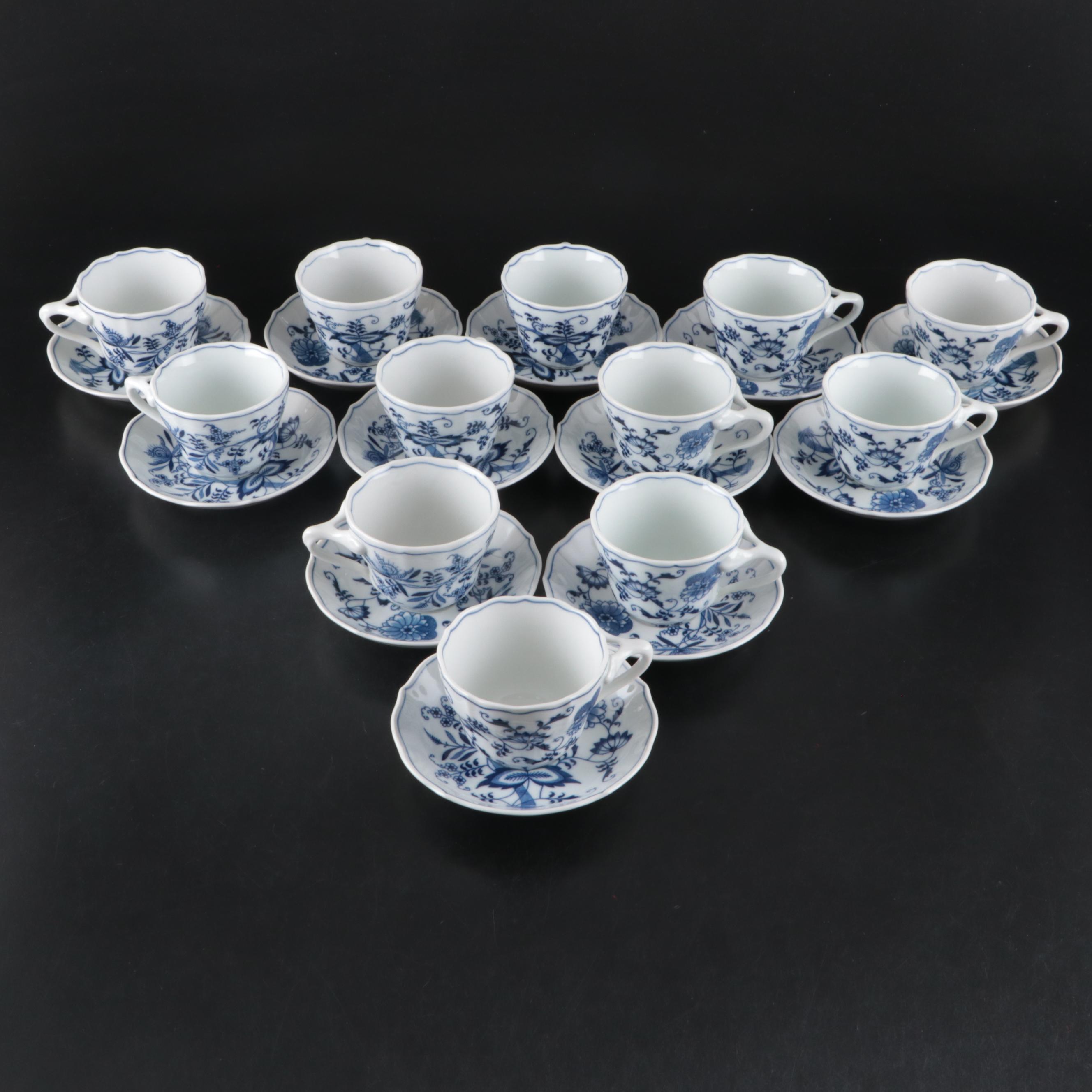 Blue Danube Japanese Porcelain Teaware and Dinnerware