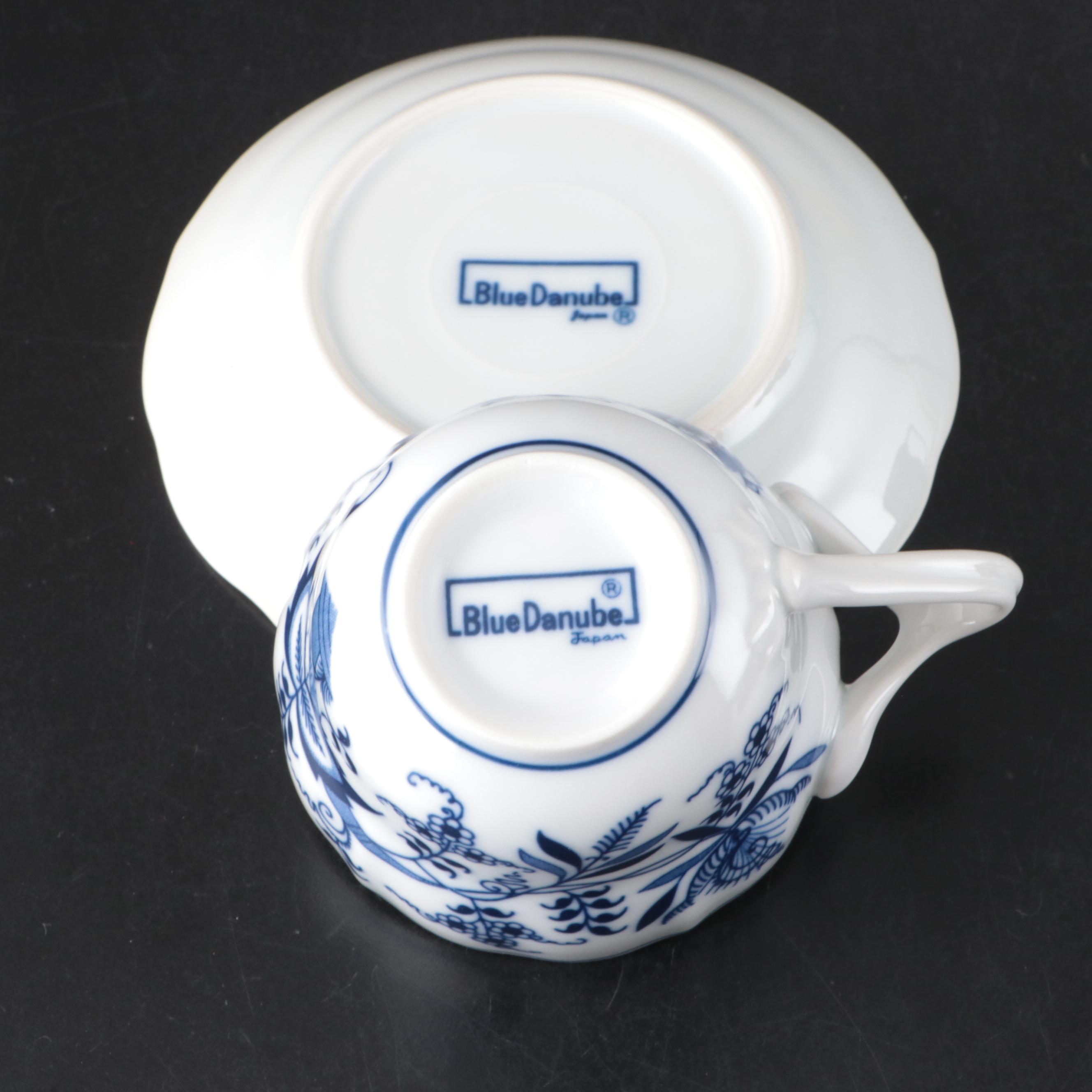 Blue Danube Japanese Porcelain Teaware and Dinnerware
