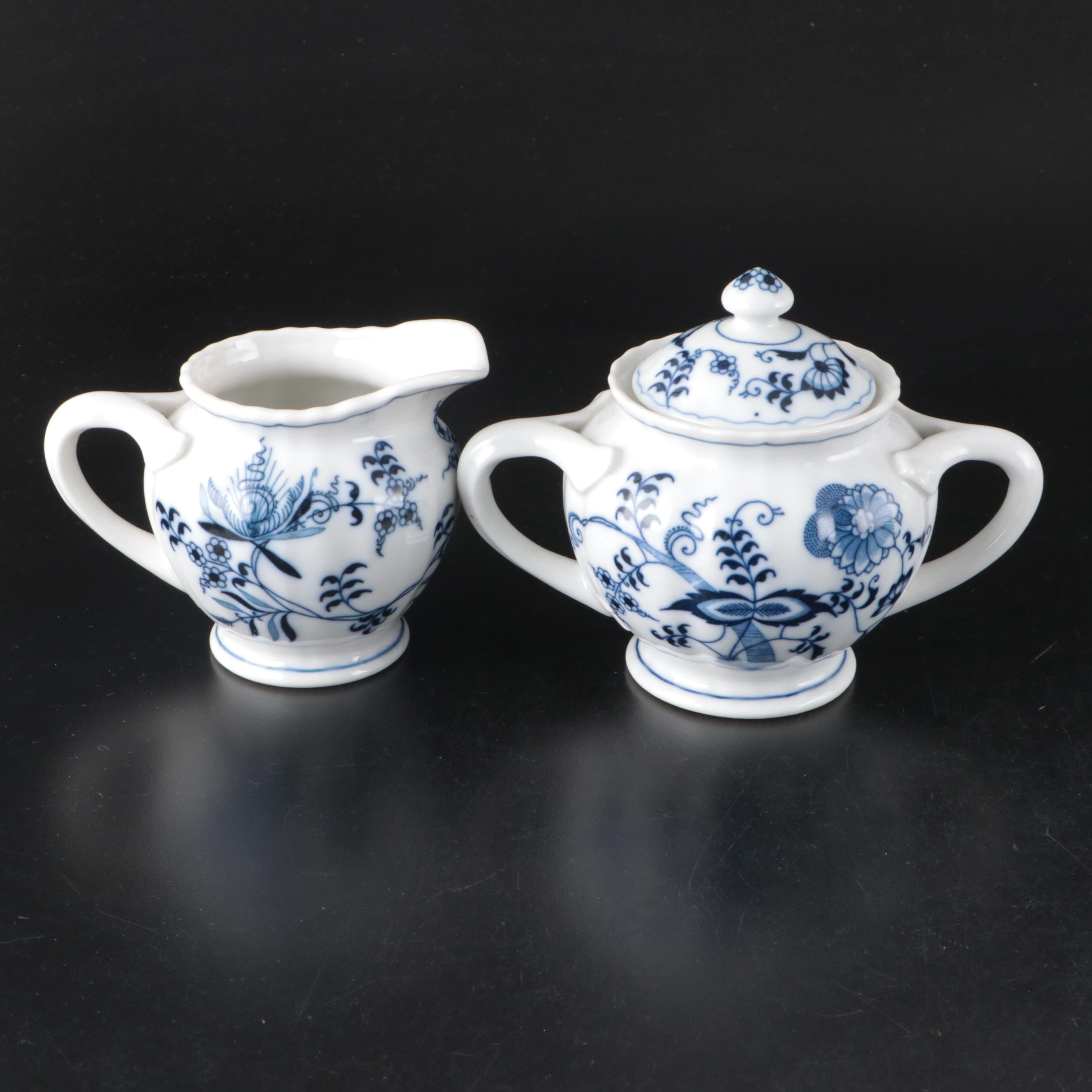 Blue Danube Japanese Porcelain Teaware and Dinnerware