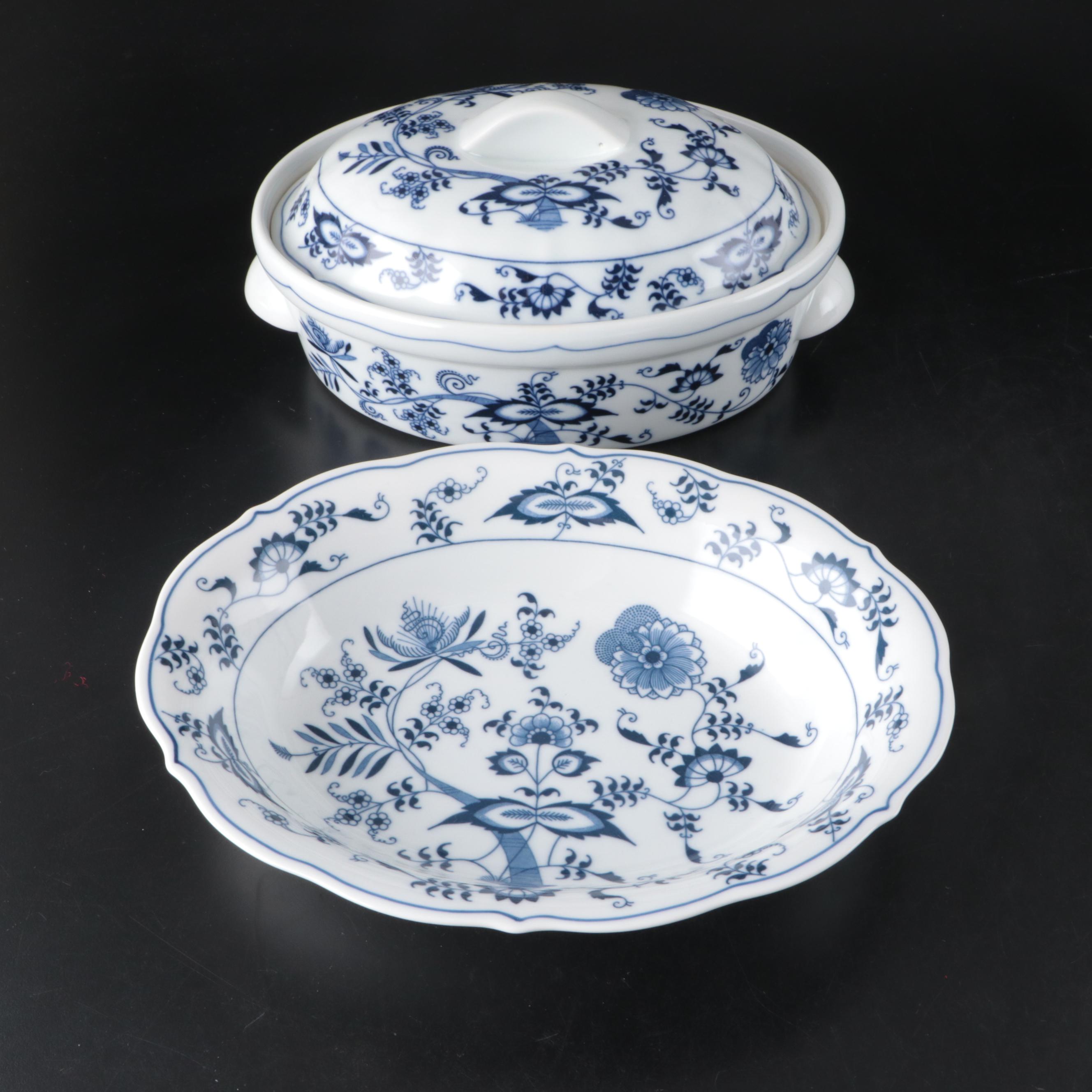 Blue Danube Japanese Porcelain Teaware and Dinnerware