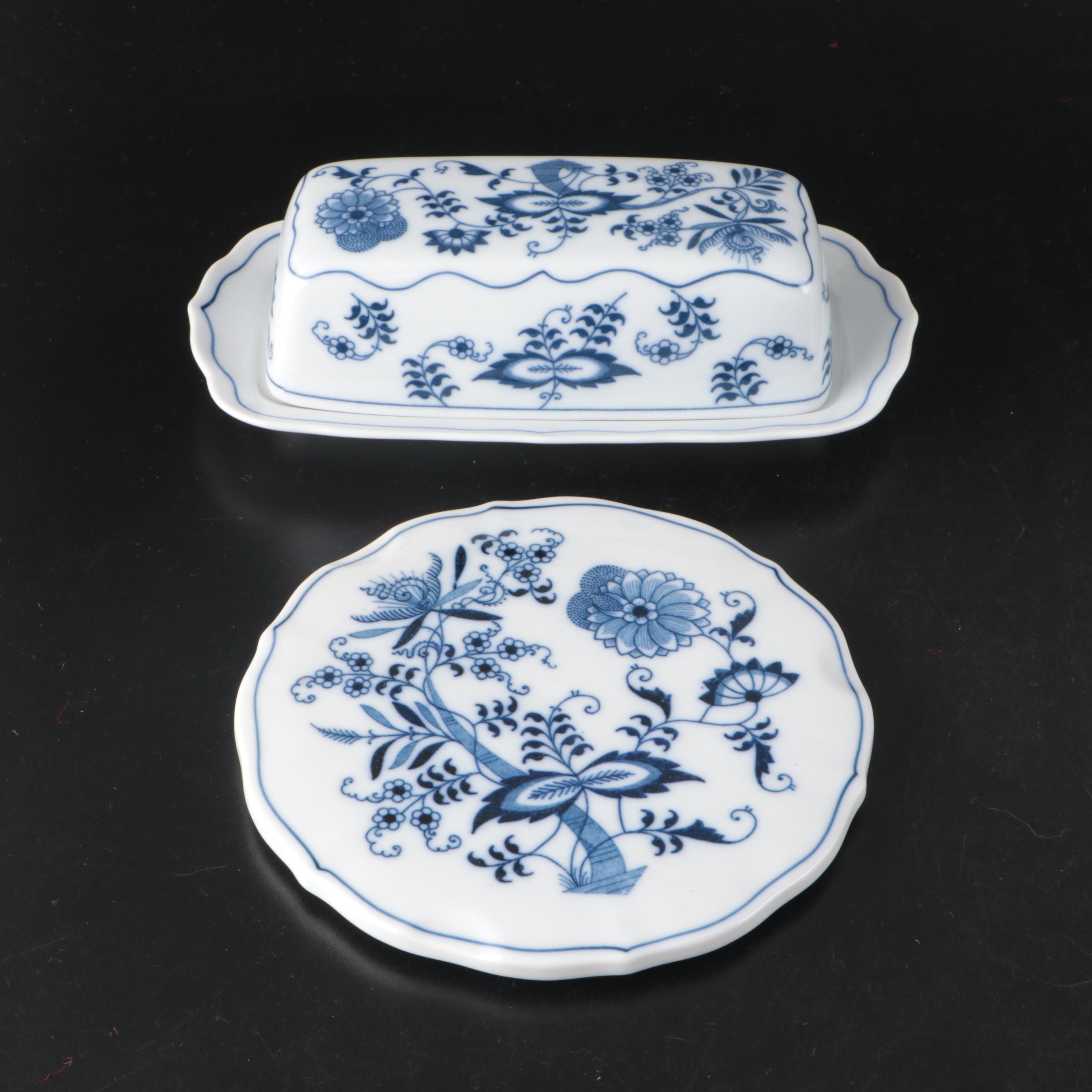 Blue Danube Japanese Porcelain Teaware and Dinnerware