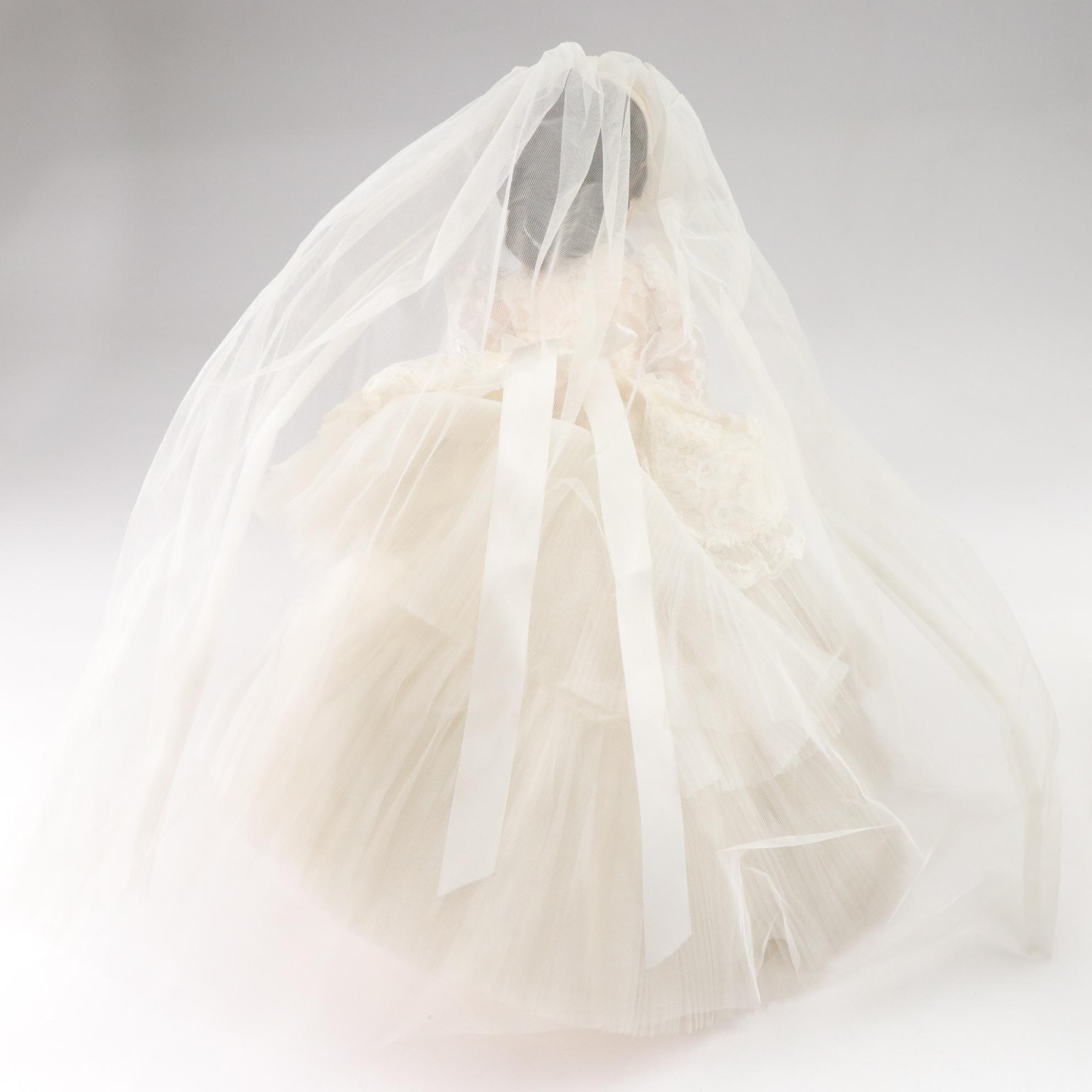 Madame Alexander Bridal Dolls with Wedding Cake Topper