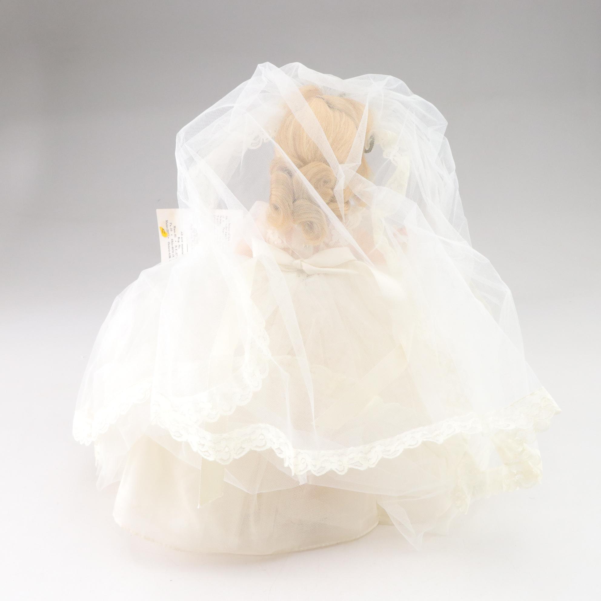 Madame Alexander Bridal Dolls with Wedding Cake Topper