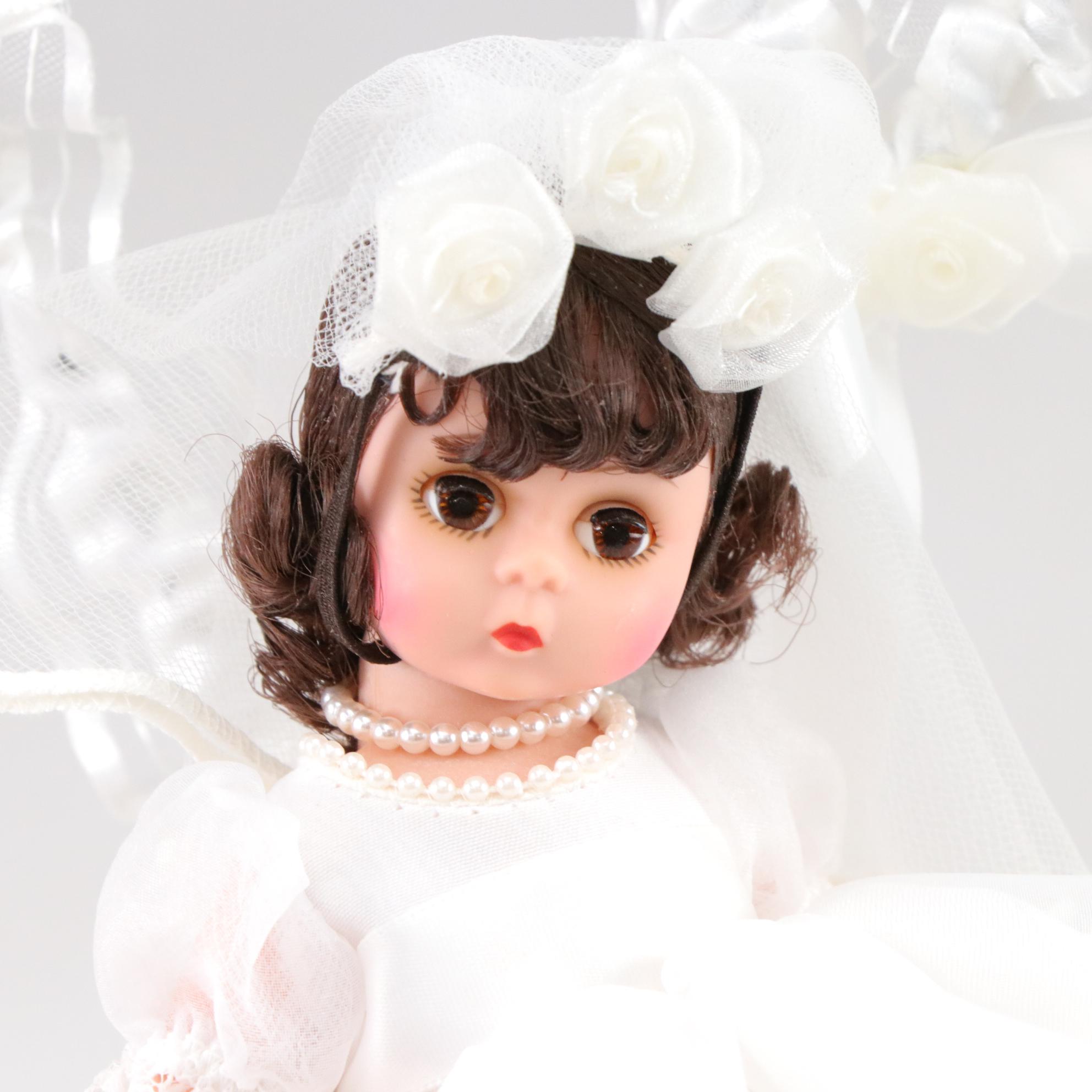 Madame Alexander Bridal Dolls with Wedding Cake Topper