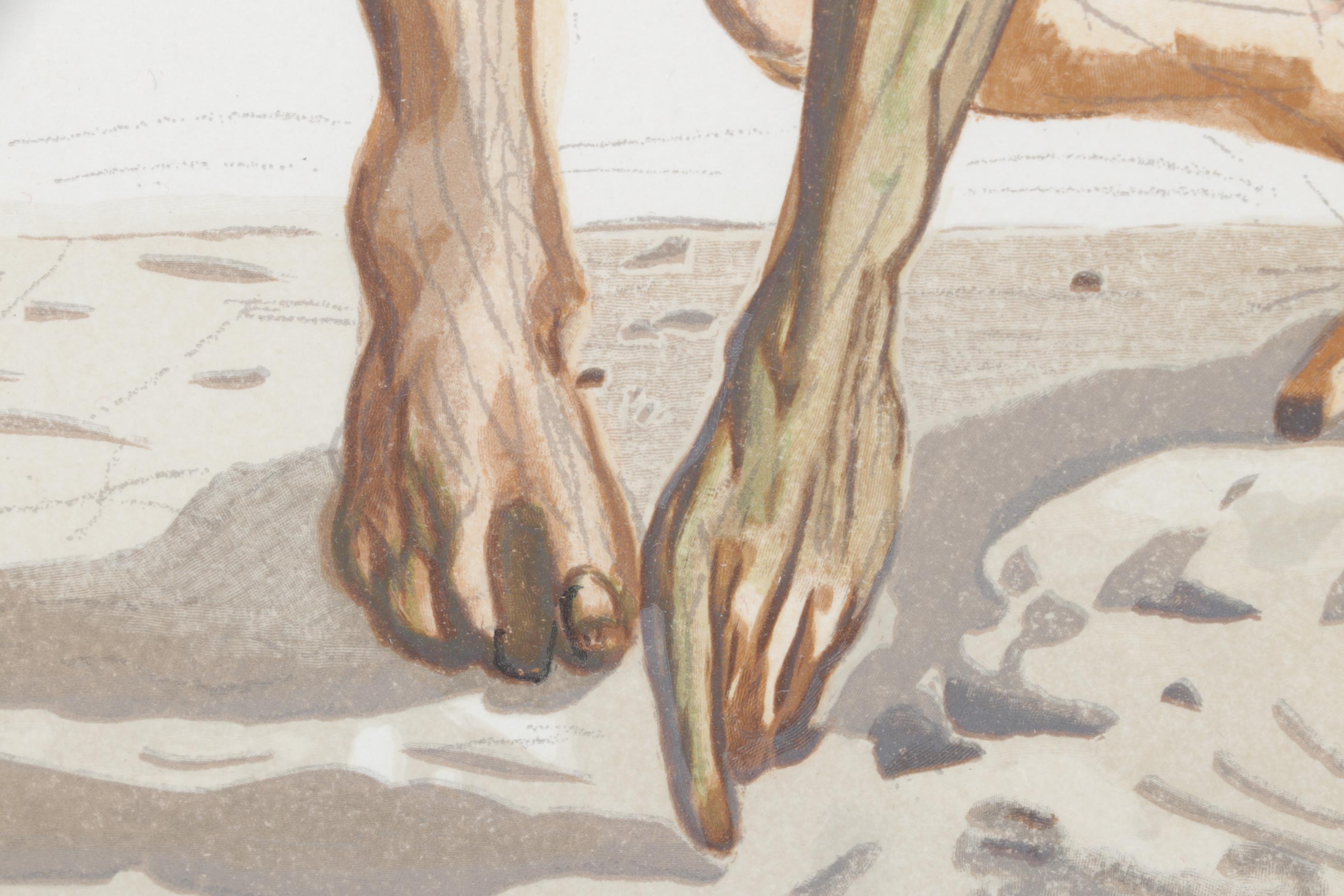 Salvador Dalí Wood Engraving "Les Princes de la Valle Fleurie"