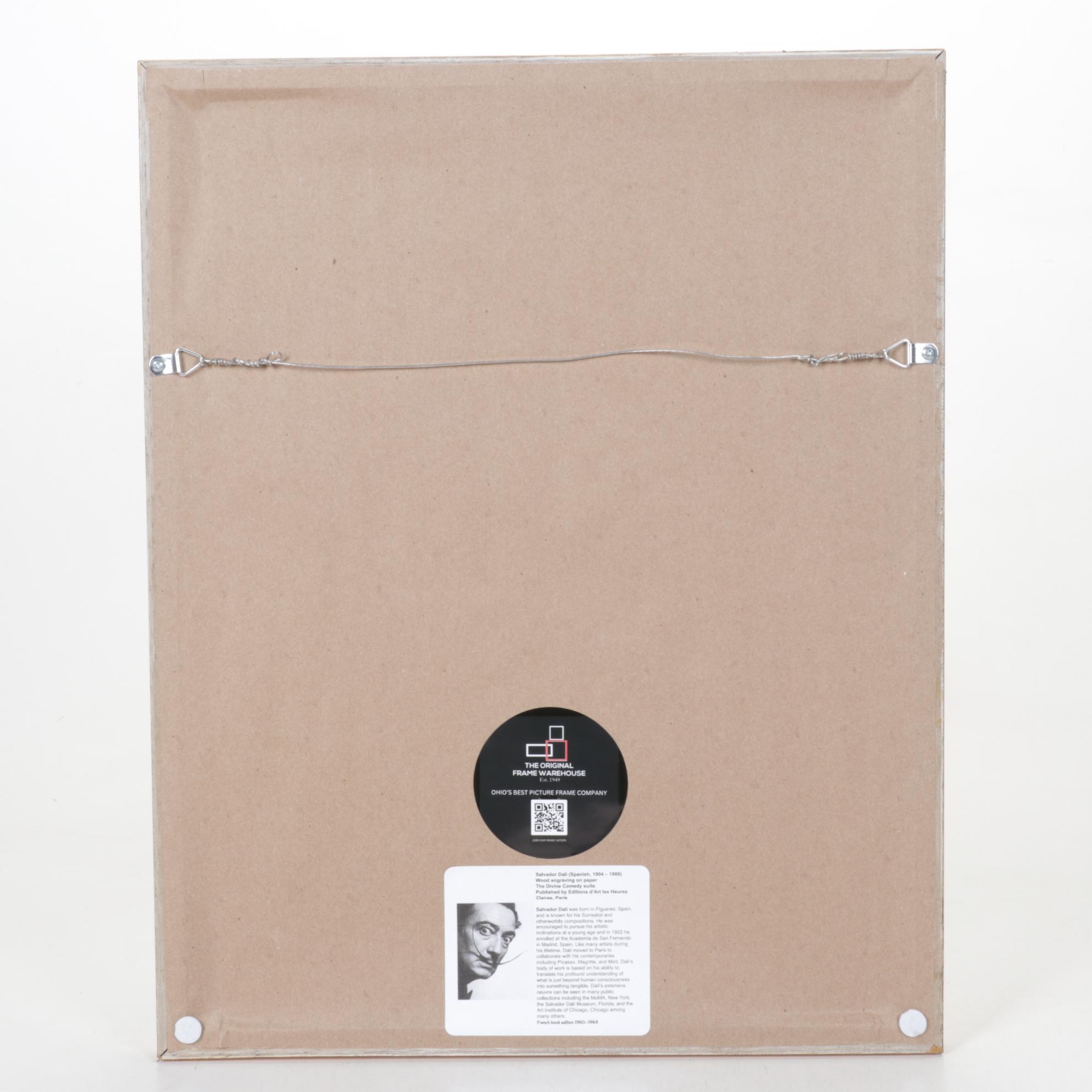 Salvador Dalí Wood Engraving "Les Princes de la Valle Fleurie"