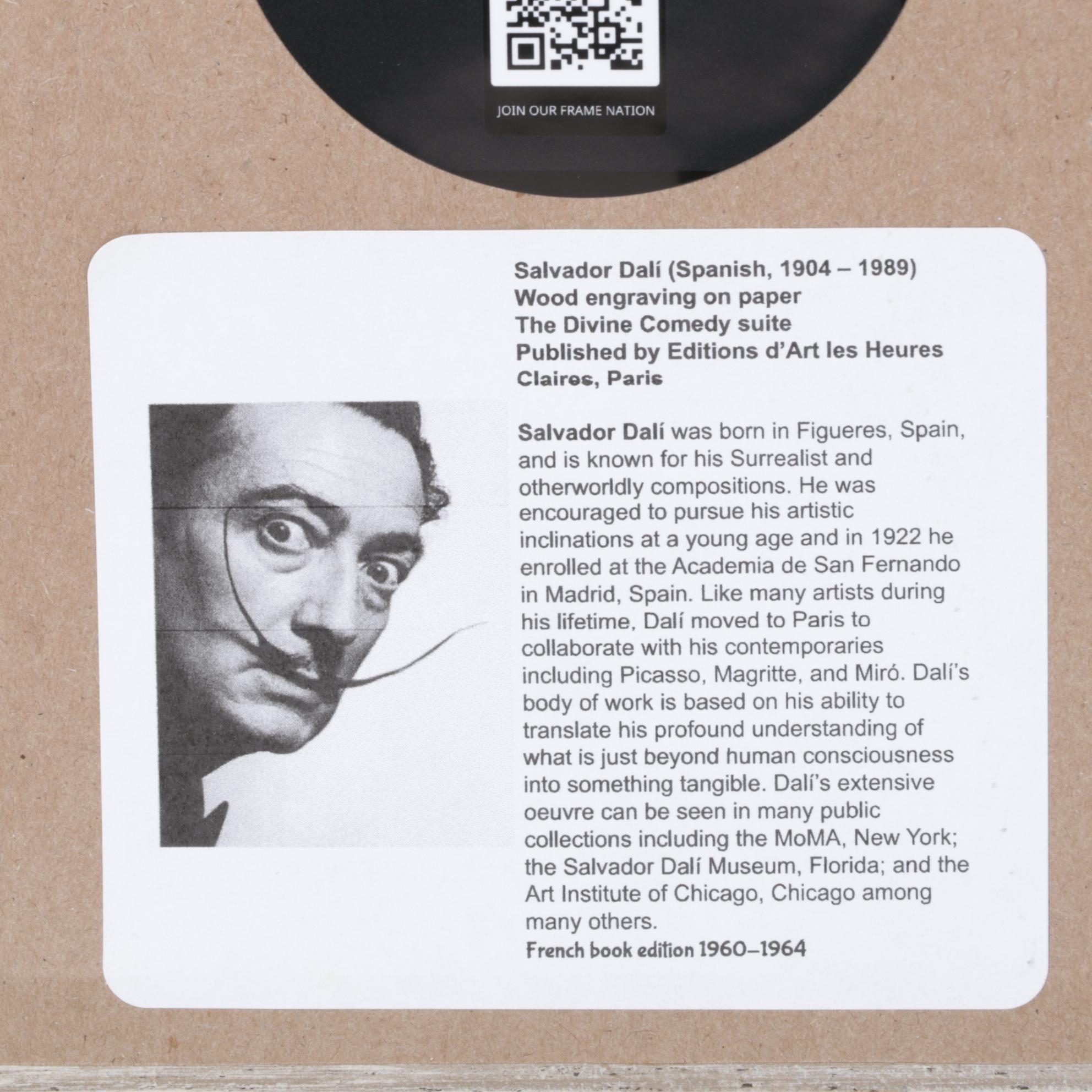 Salvador Dalí Wood Engraving "Les Princes de la Valle Fleurie"