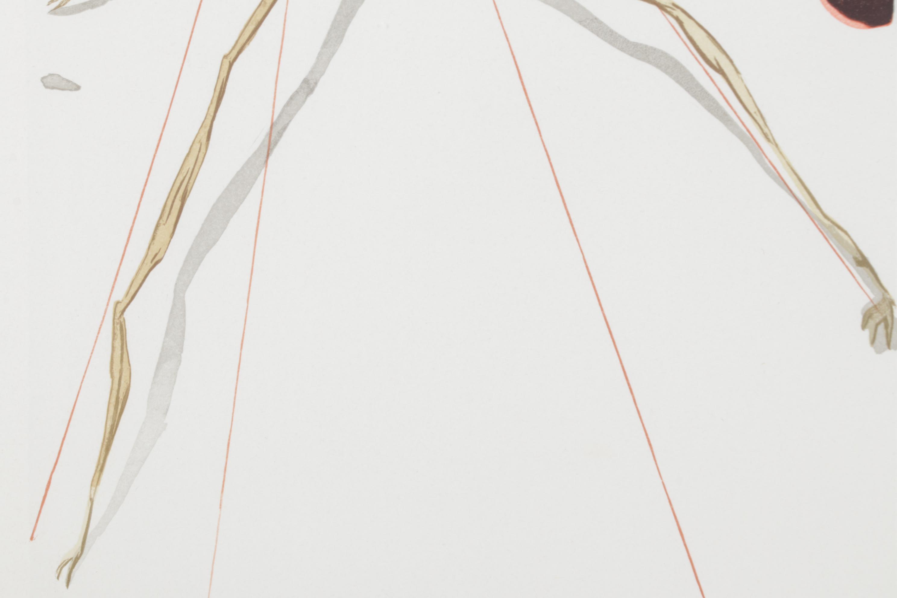 Salvador Dalí Wood Engraving "Arachne"