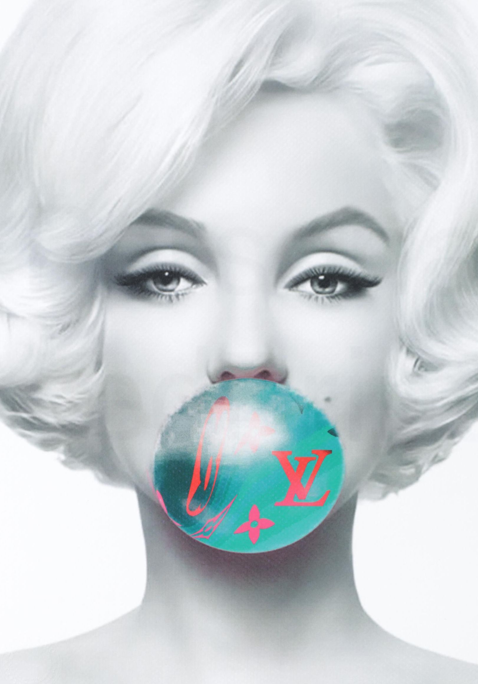 Death NYC Pop Art Graphic Print Featuring AI Marilyn Monroe, 2024