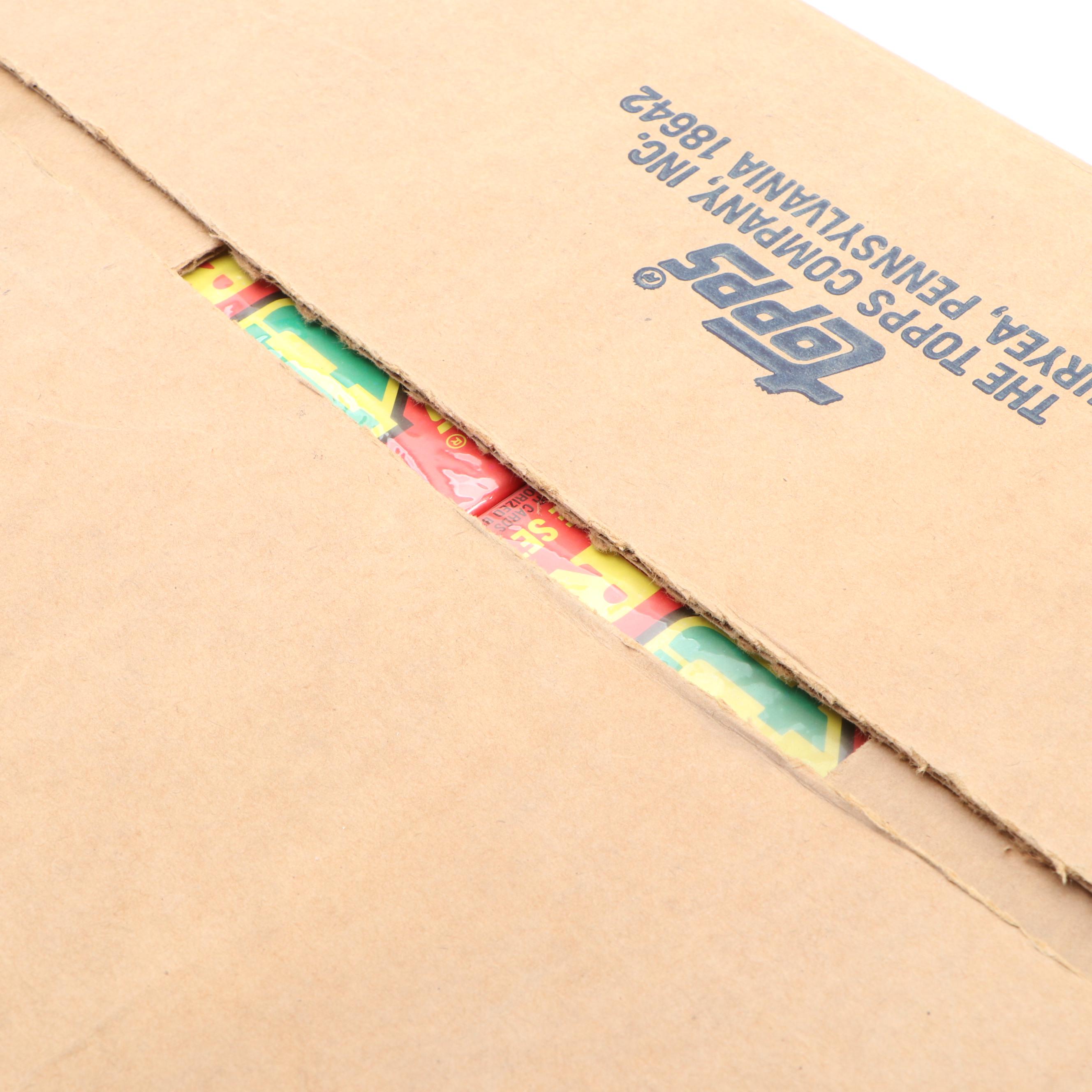 Sealed Case of 1990 Topps Football Card Sets