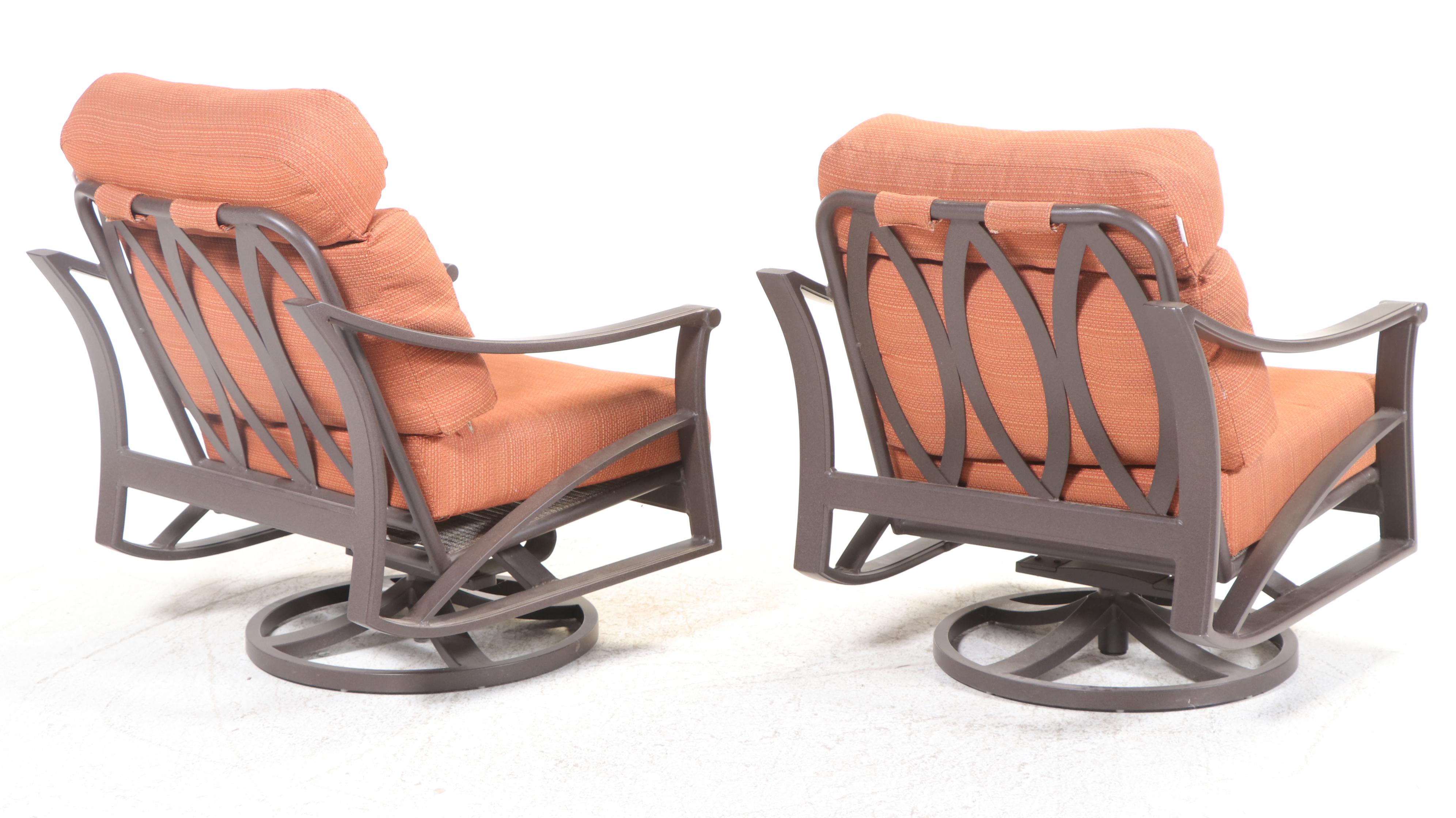 Pair of Tropitone Powder-Coated Aluminum Swivel-Rockers