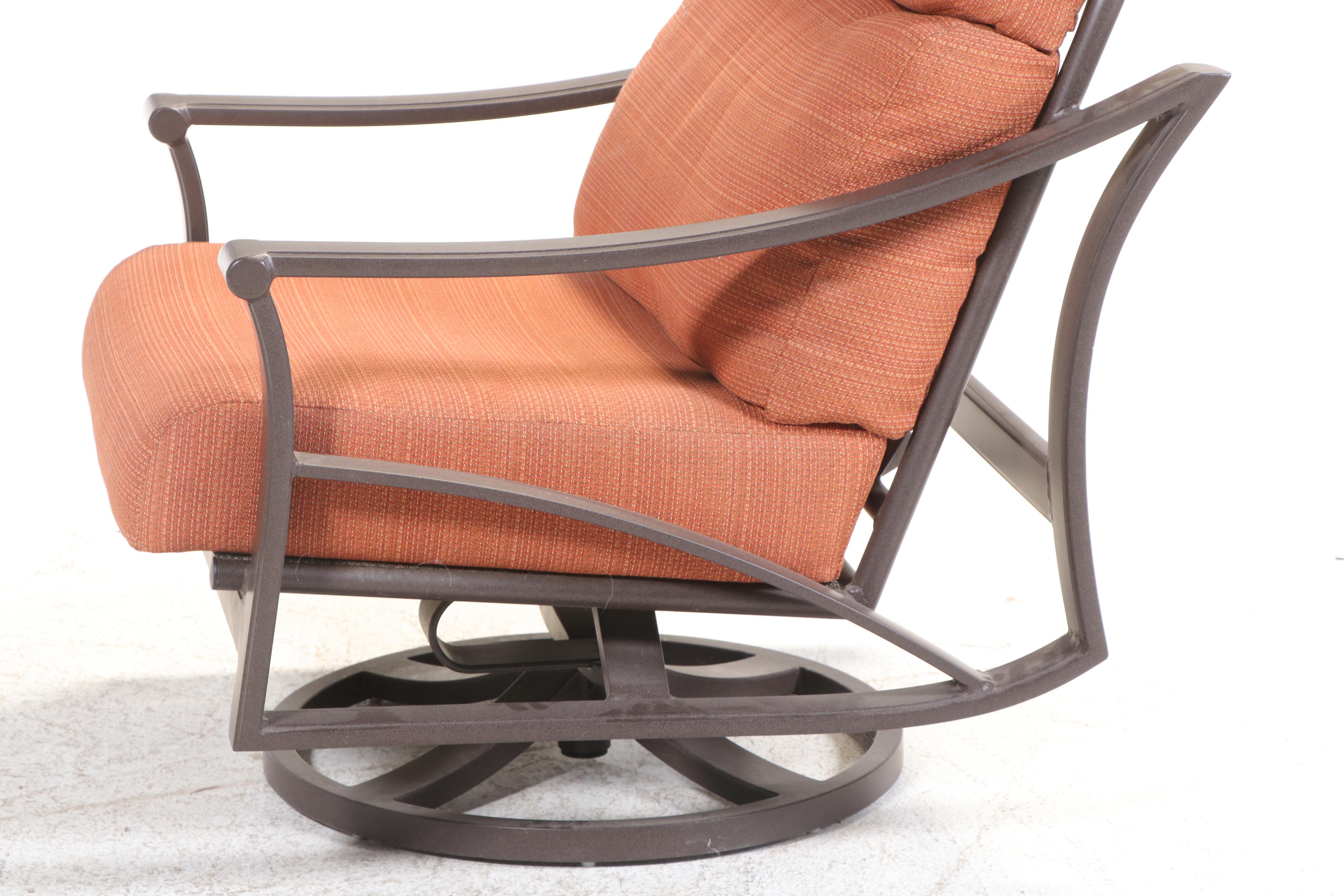 Pair of Tropitone Powder-Coated Aluminum Swivel-Rockers