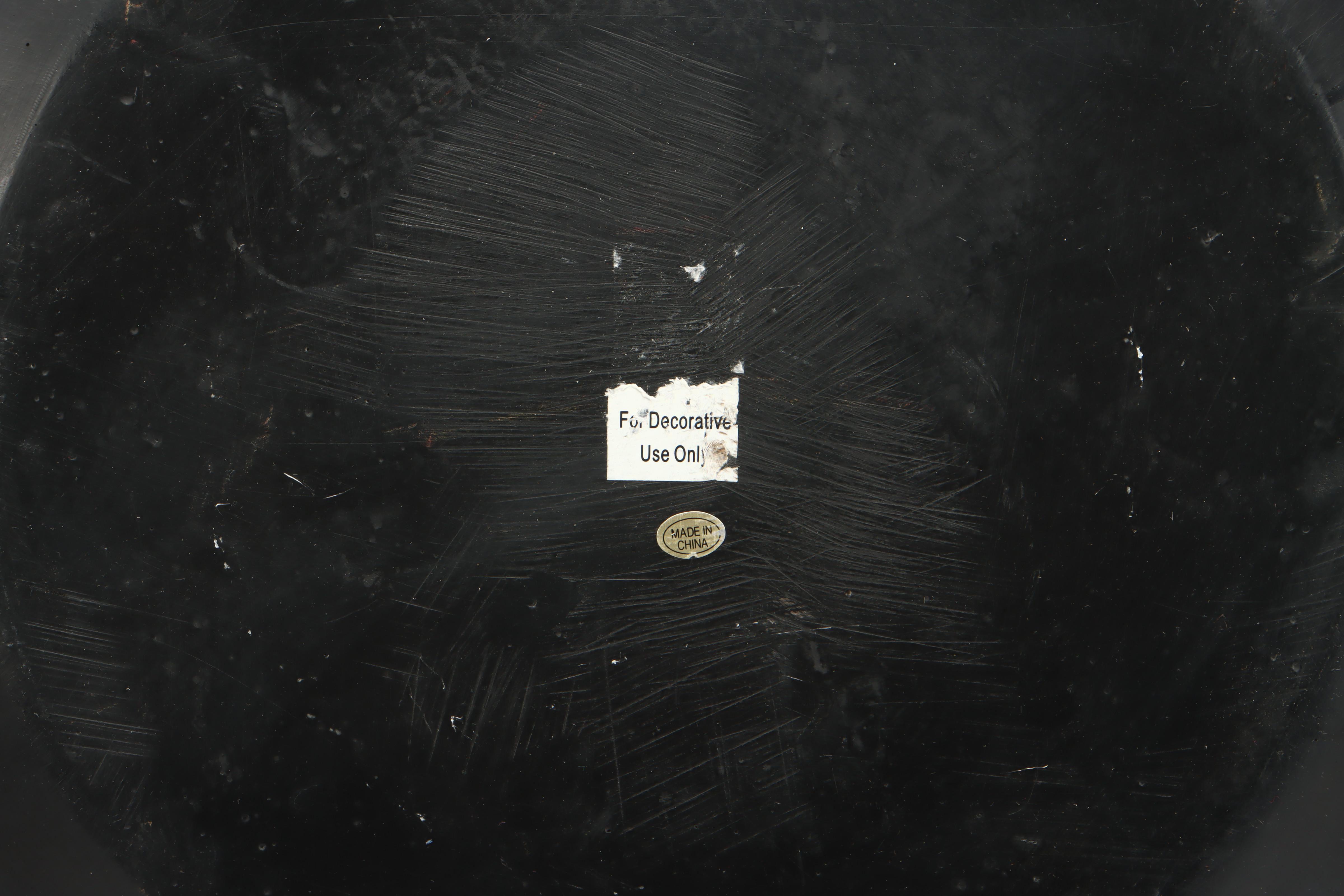 Animal Print Ceramic Candle Holders, Fleur-de-Lis Bookends and Decorative Plate