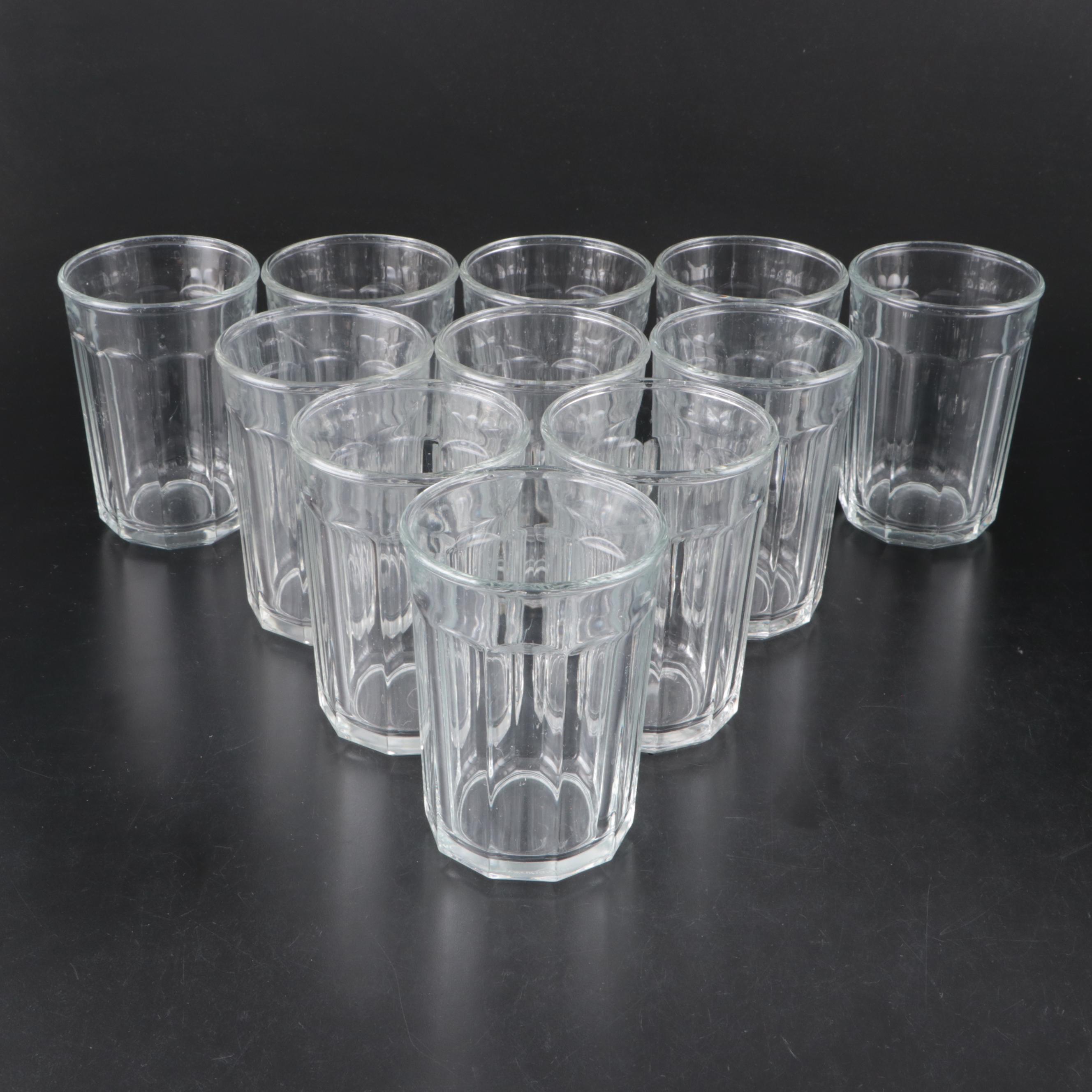 Gibson Houseware Glass with Luminarc Glass Fluted Tumblers and Working Glasses
