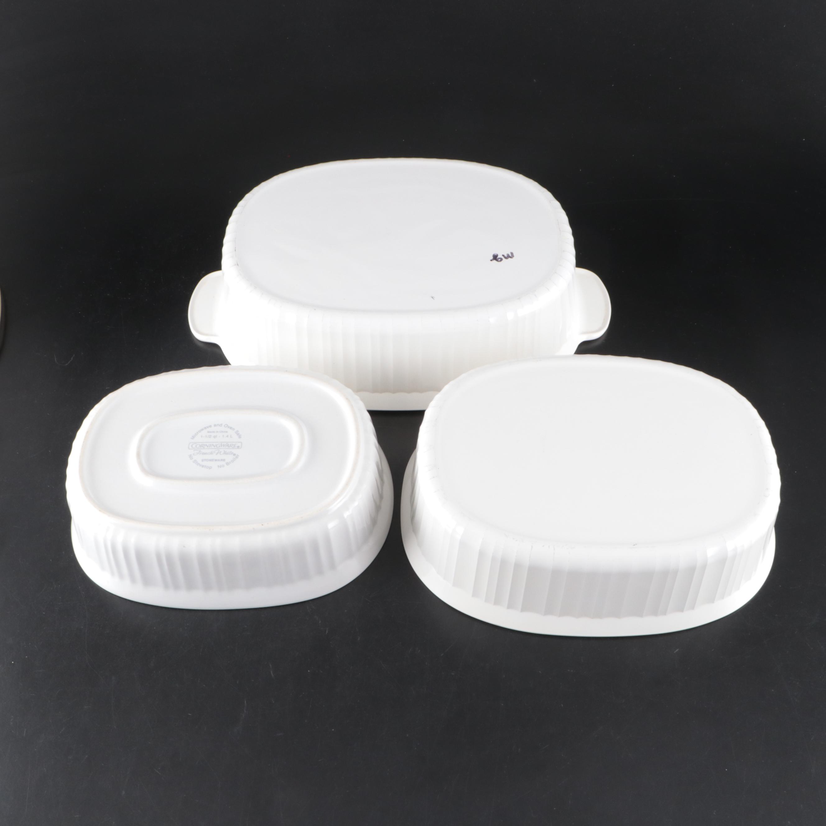 Corning Ware Casserole Dishes and Round Bakers with Other Ramekins