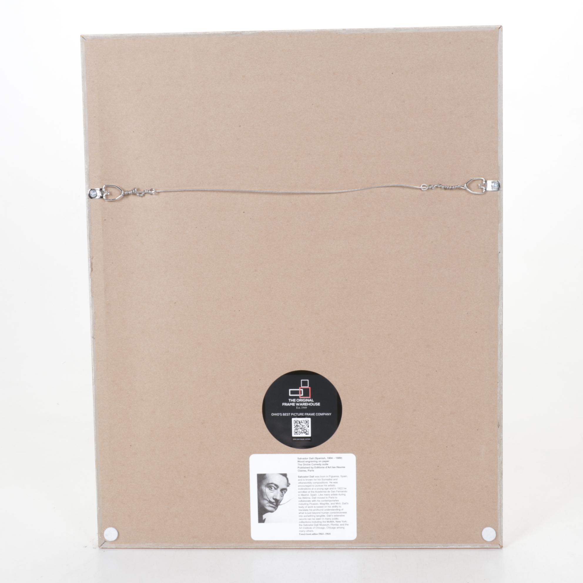 Salvador Dalí Wood Engraving "L'Angelo della Misericordia"