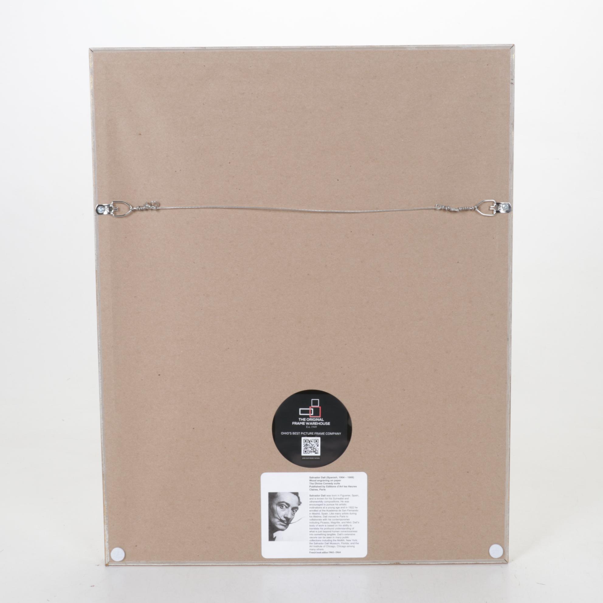 Salvador Dalí Wood Engraving "La Barque do Nocher"