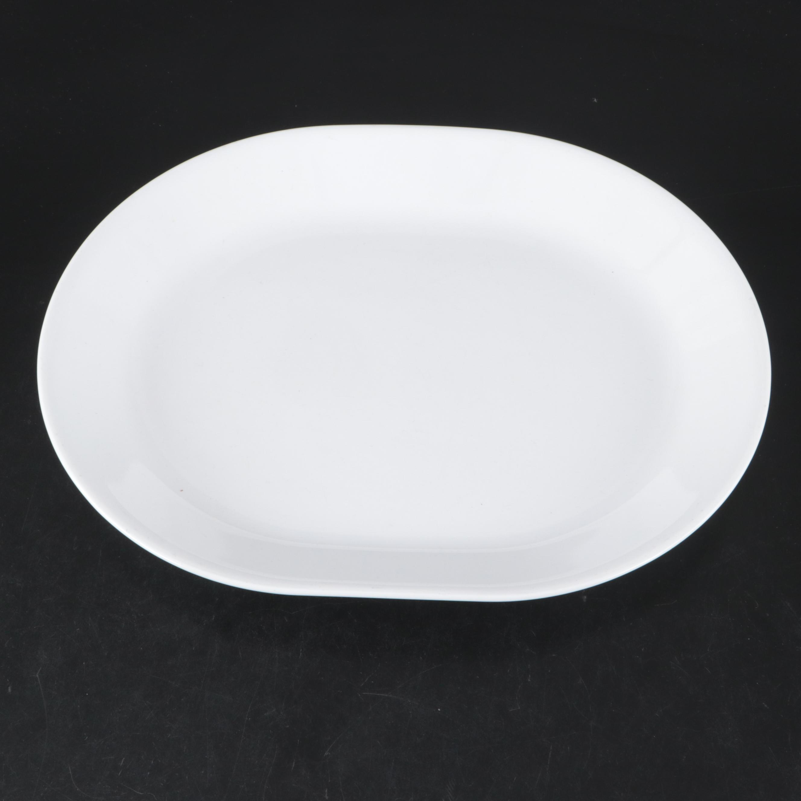 Corning Ware "Winter Frost White Corelle" Glass Dinnerware