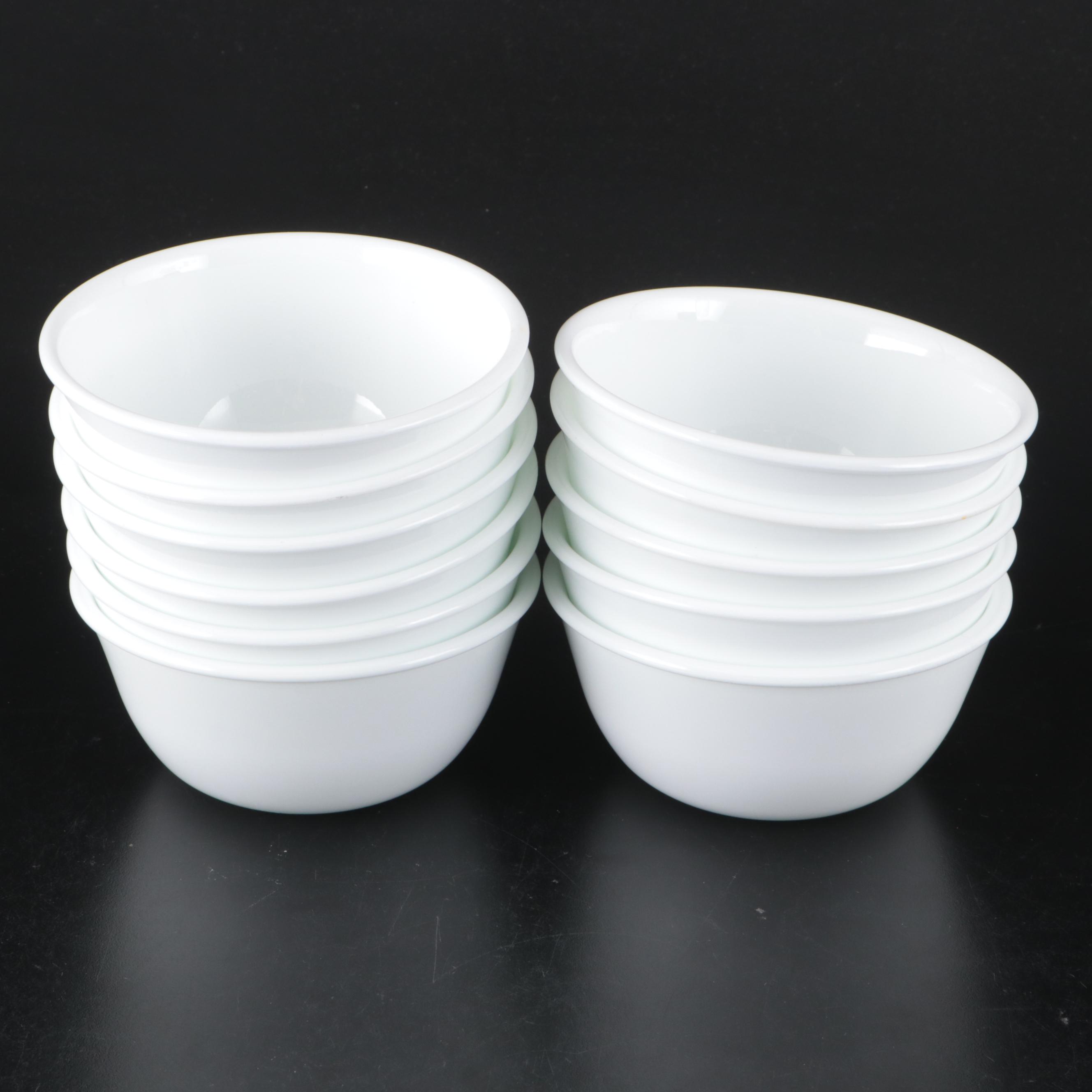 Corning Ware "Winter Frost White Corelle" Glass Dinnerware