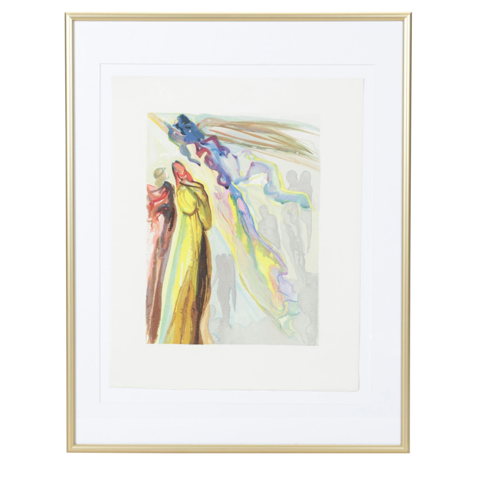 Salvador Dalí Wood Engraving "The Apparition of the Ancestor"