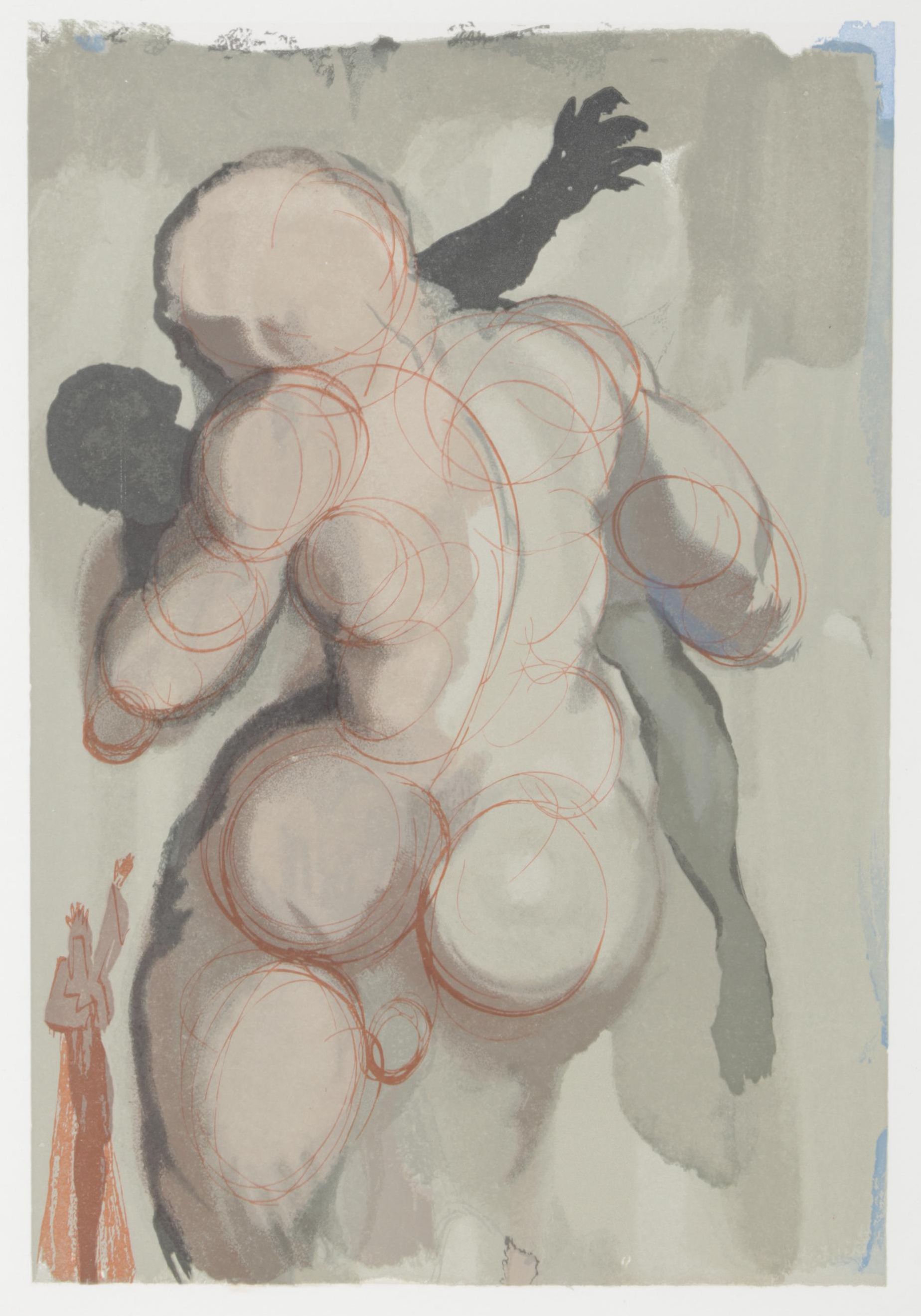 Salvador Dalí Wood Engraving Purgatory Canto 6