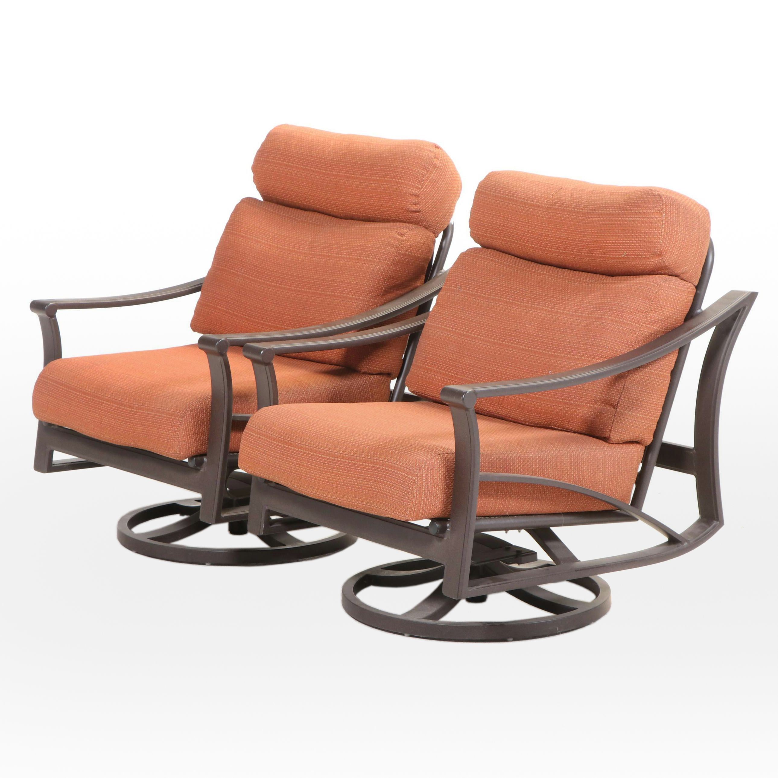 Pair of Tropitone Powder-Coated Aluminum Swivel-Rockers