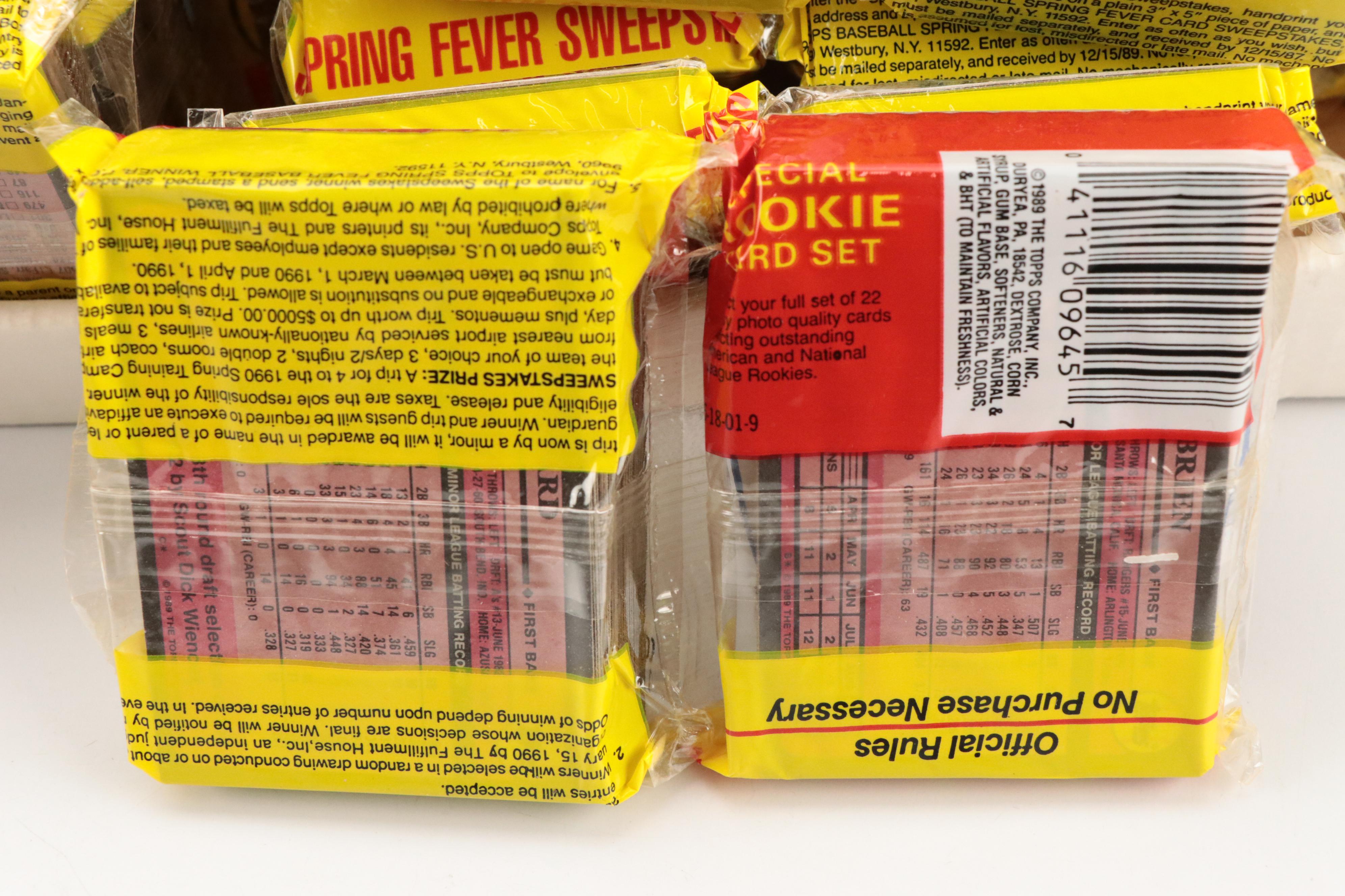 Topps Jumbo Baseball Card Packs Featuring Tom Seaver and More, 1980s