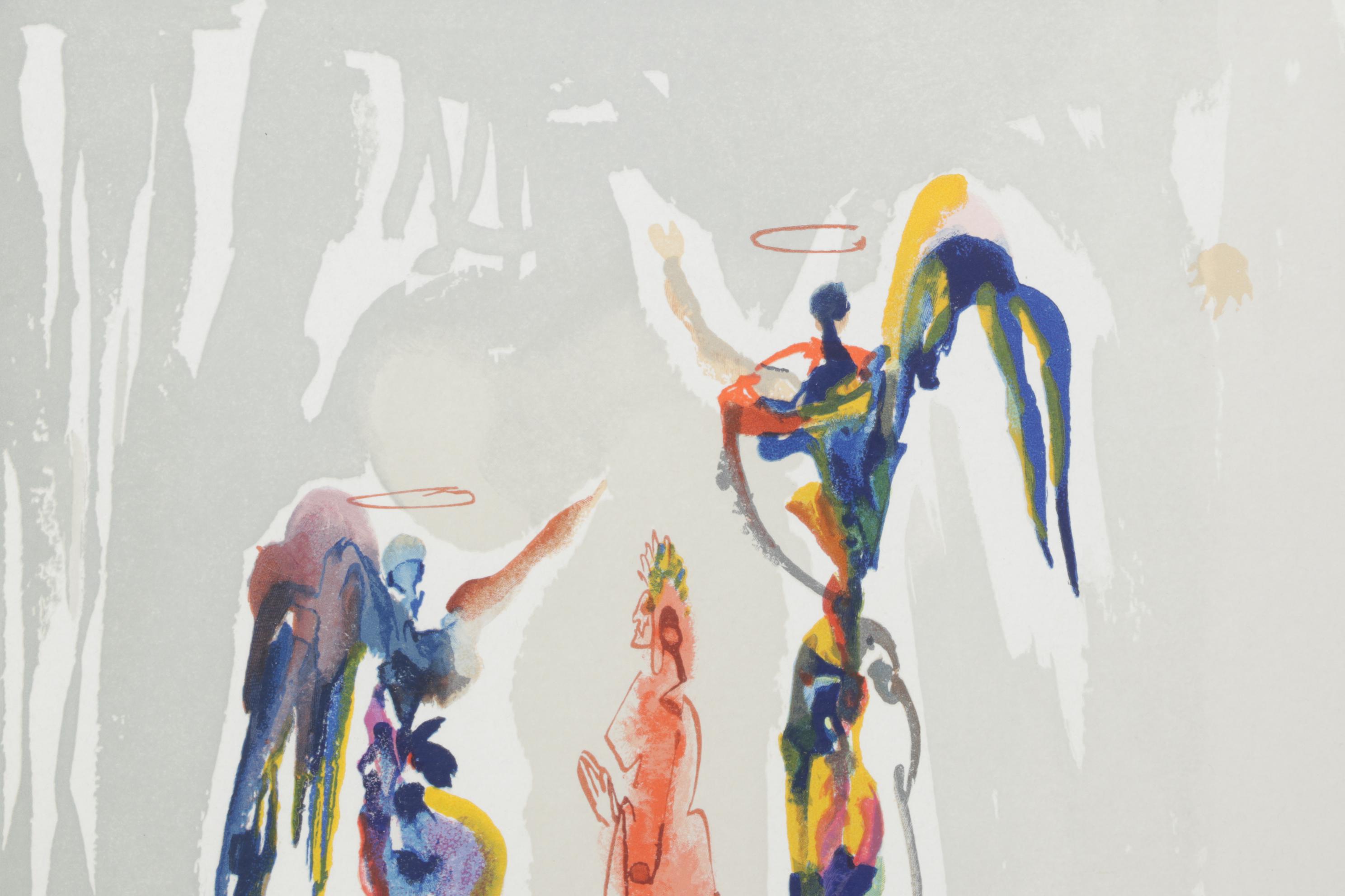 Salvador Dalí Wood Engraving "Gloria Patri"