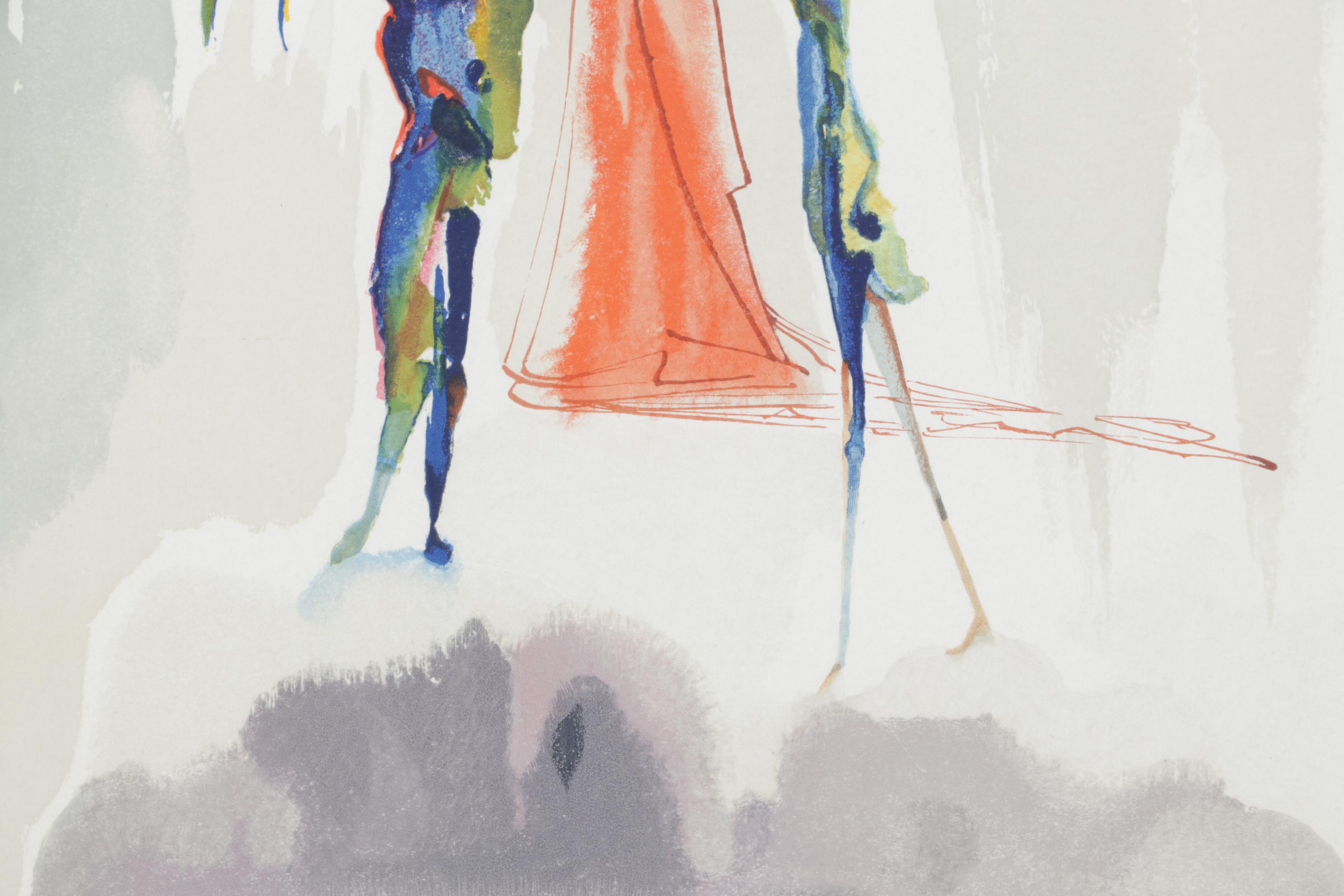 Salvador Dalí Wood Engraving "Gloria Patri"