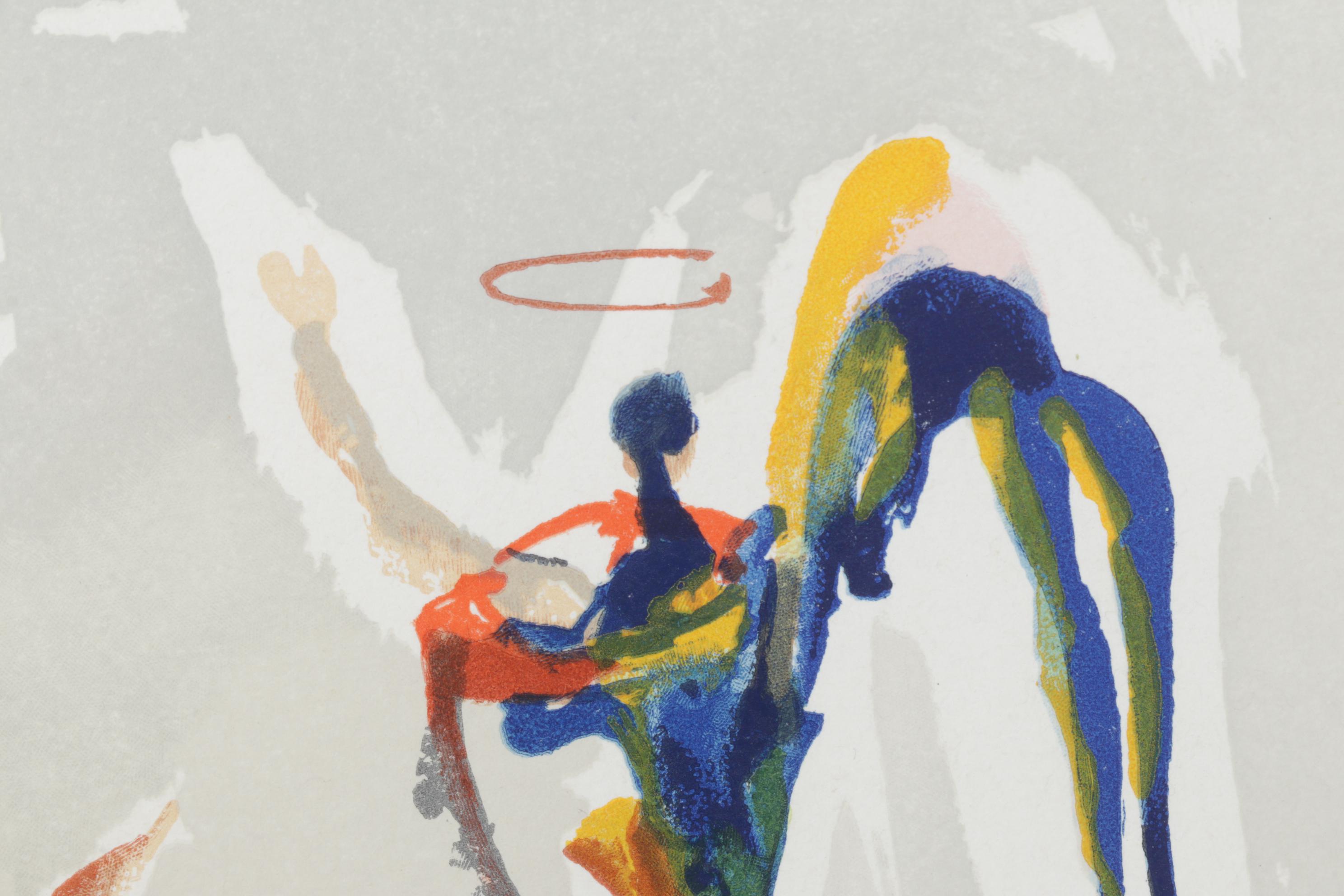 Salvador Dalí Wood Engraving "Gloria Patri"